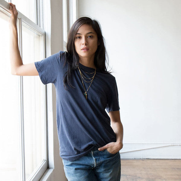 Jungmaven Grom Tee in Seafoam Green main image 0