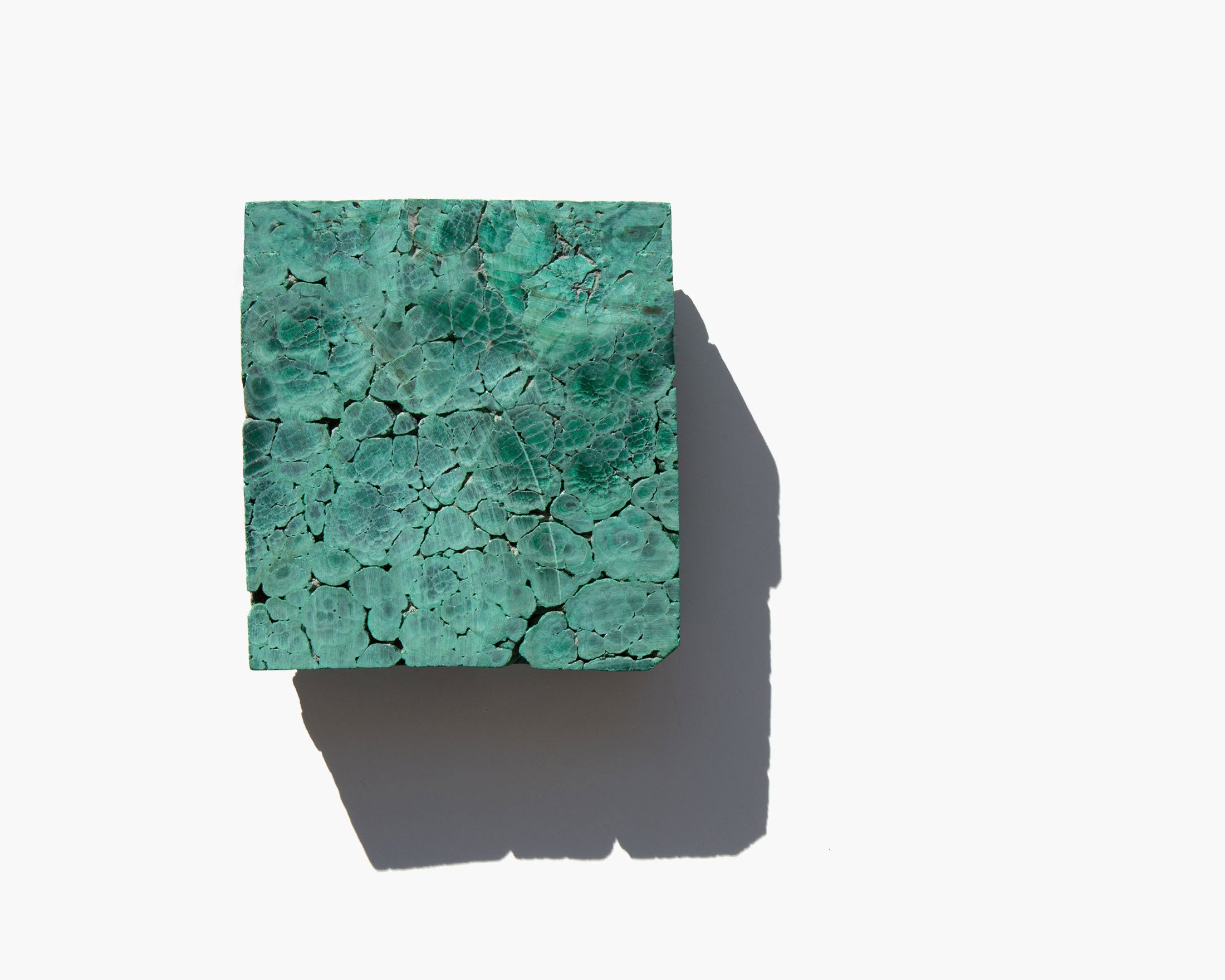 Sliced Malachite Specimen