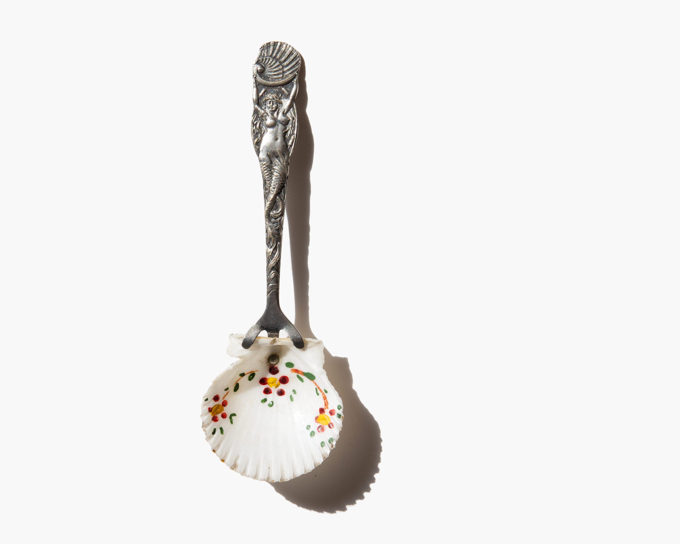 Hand Painted Sterling Spoon