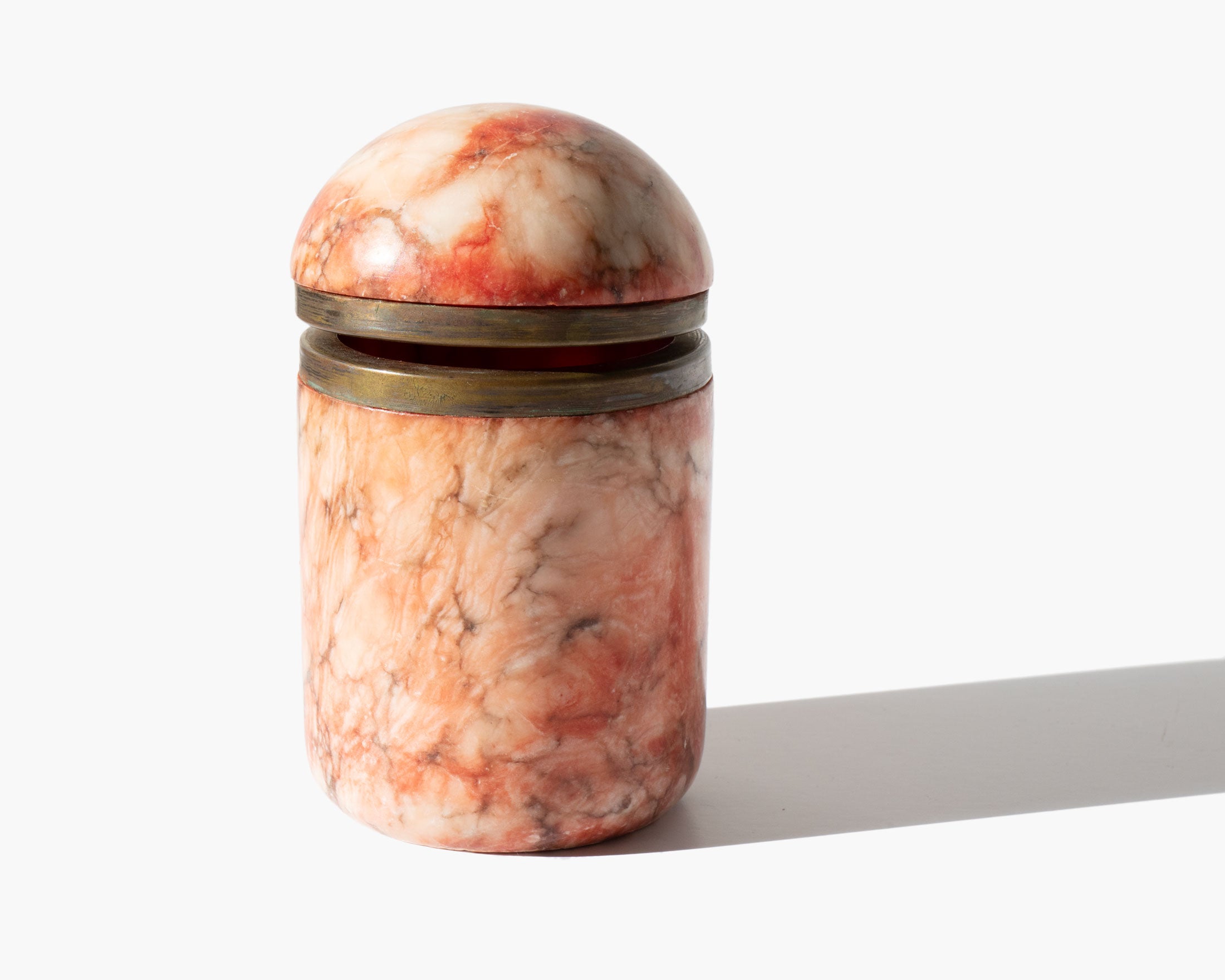 Red Alabaster Trinket Box