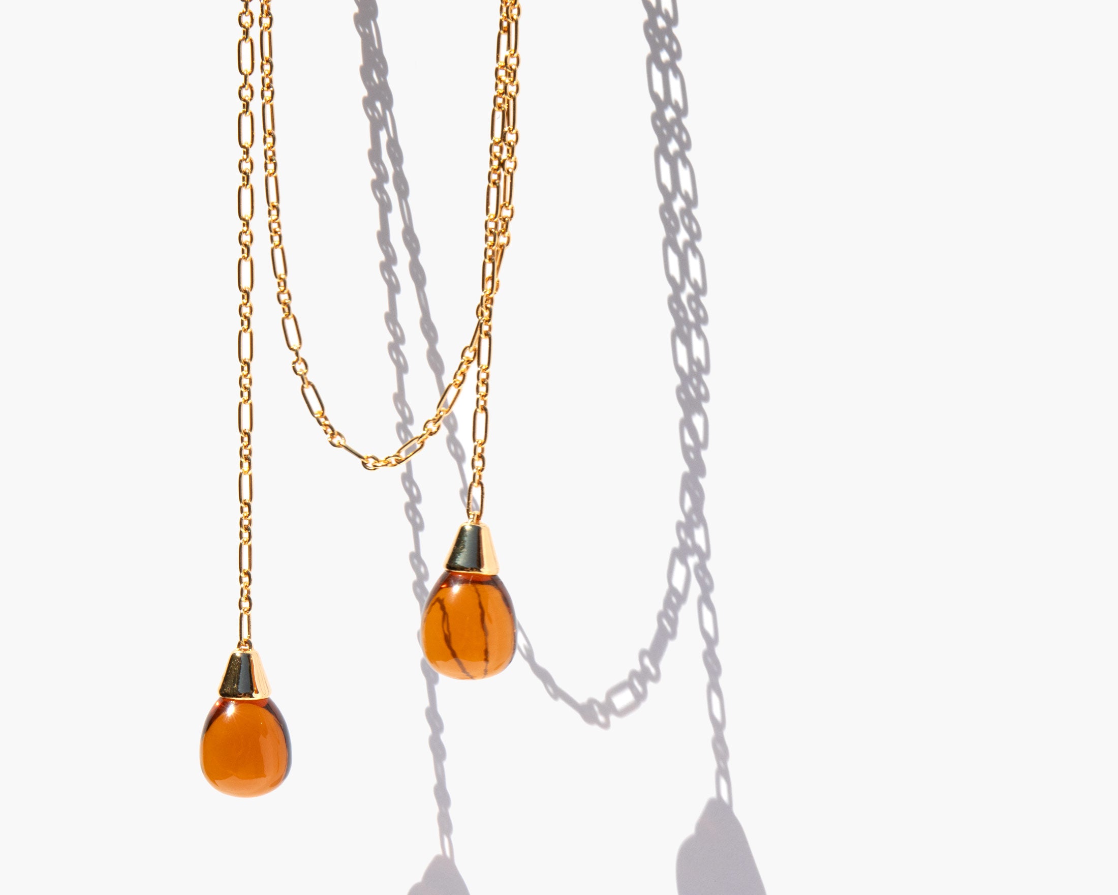 Asteria Lariat Necklace Gold