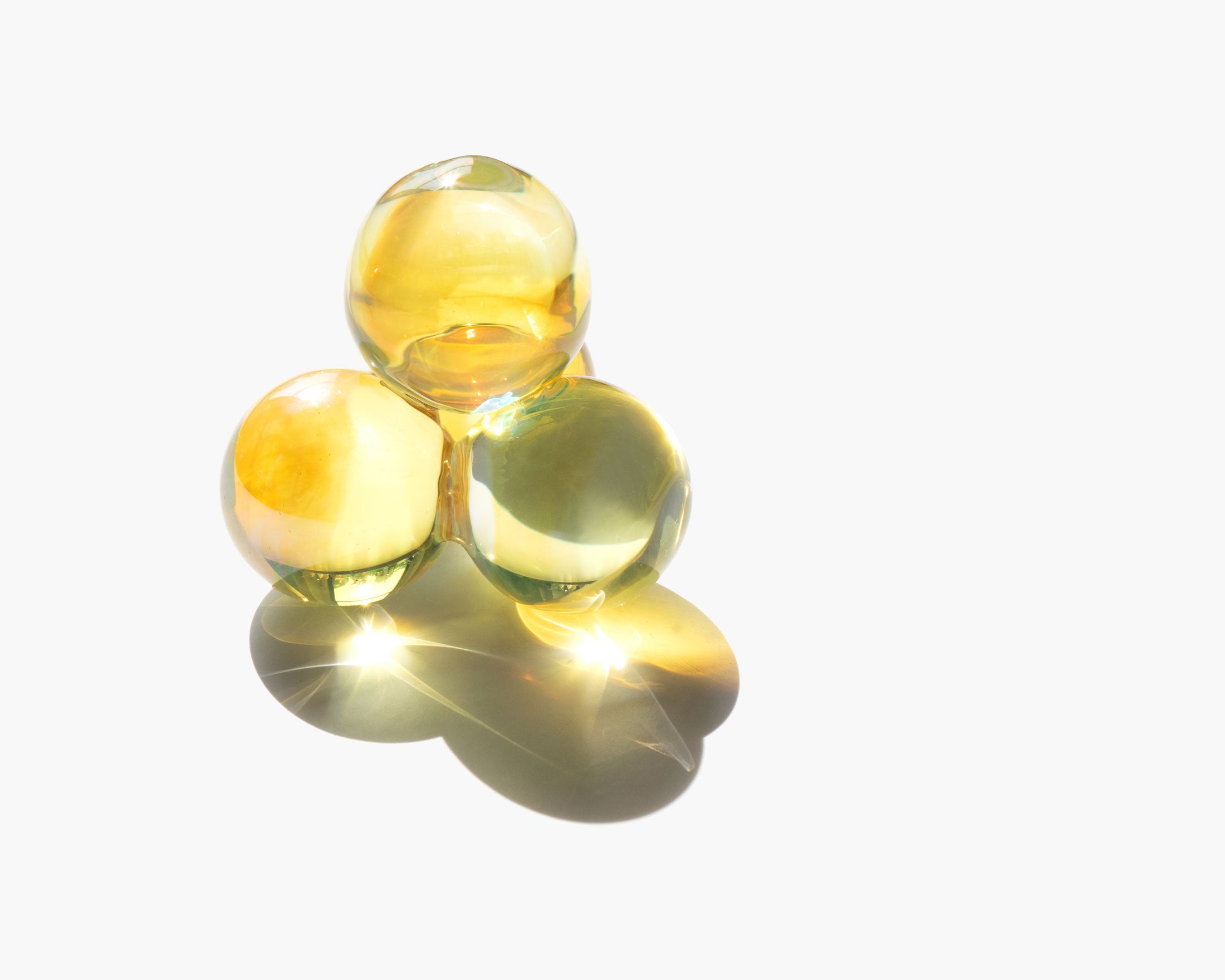 Aurora Borealis Glass Sculpture