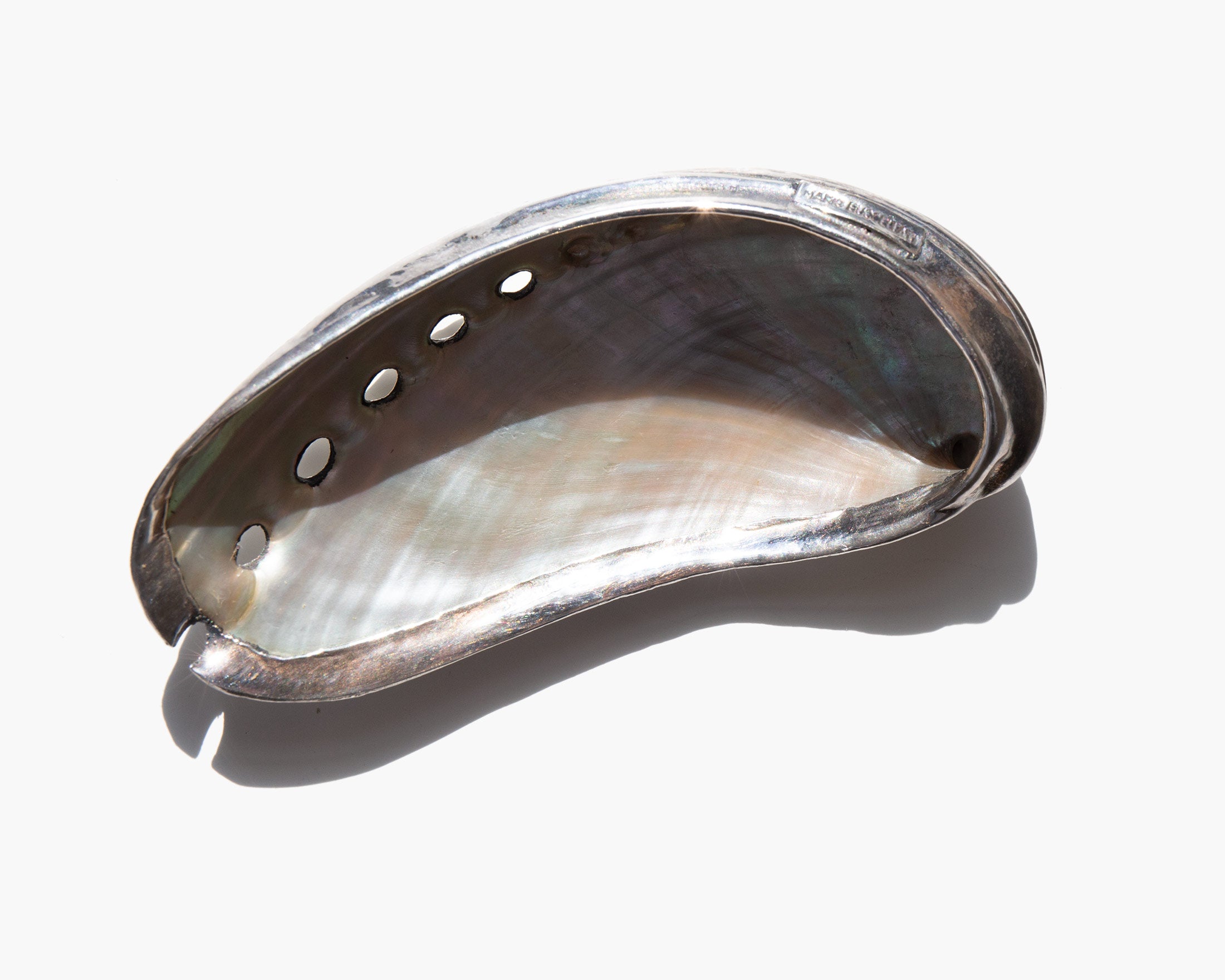 Buccellati Silver Coated Abalone Shell