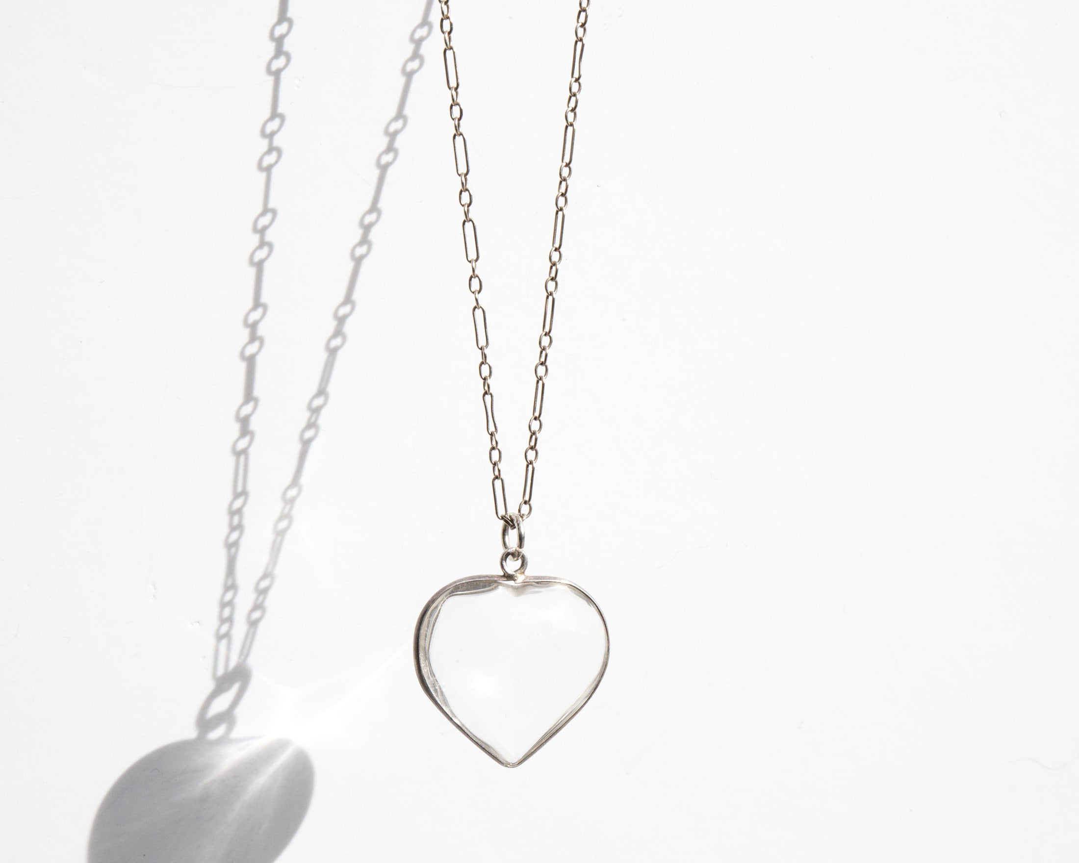 Pools of Light Heart Necklace