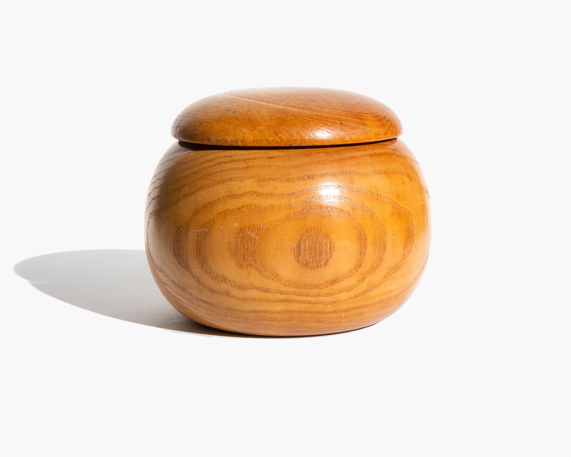 Wooden Lidded Bowl