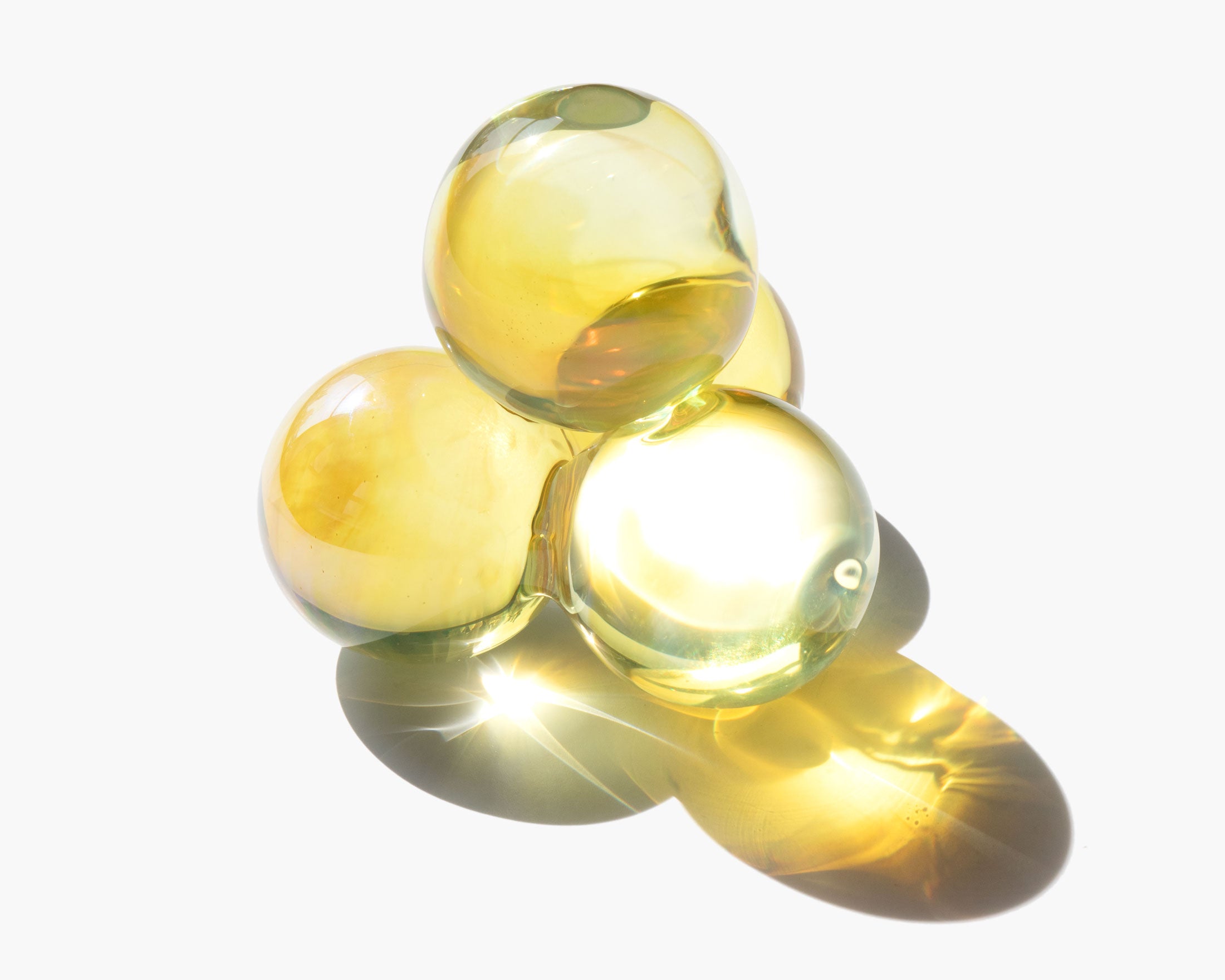 Aurora Borealis Glass Sculpture