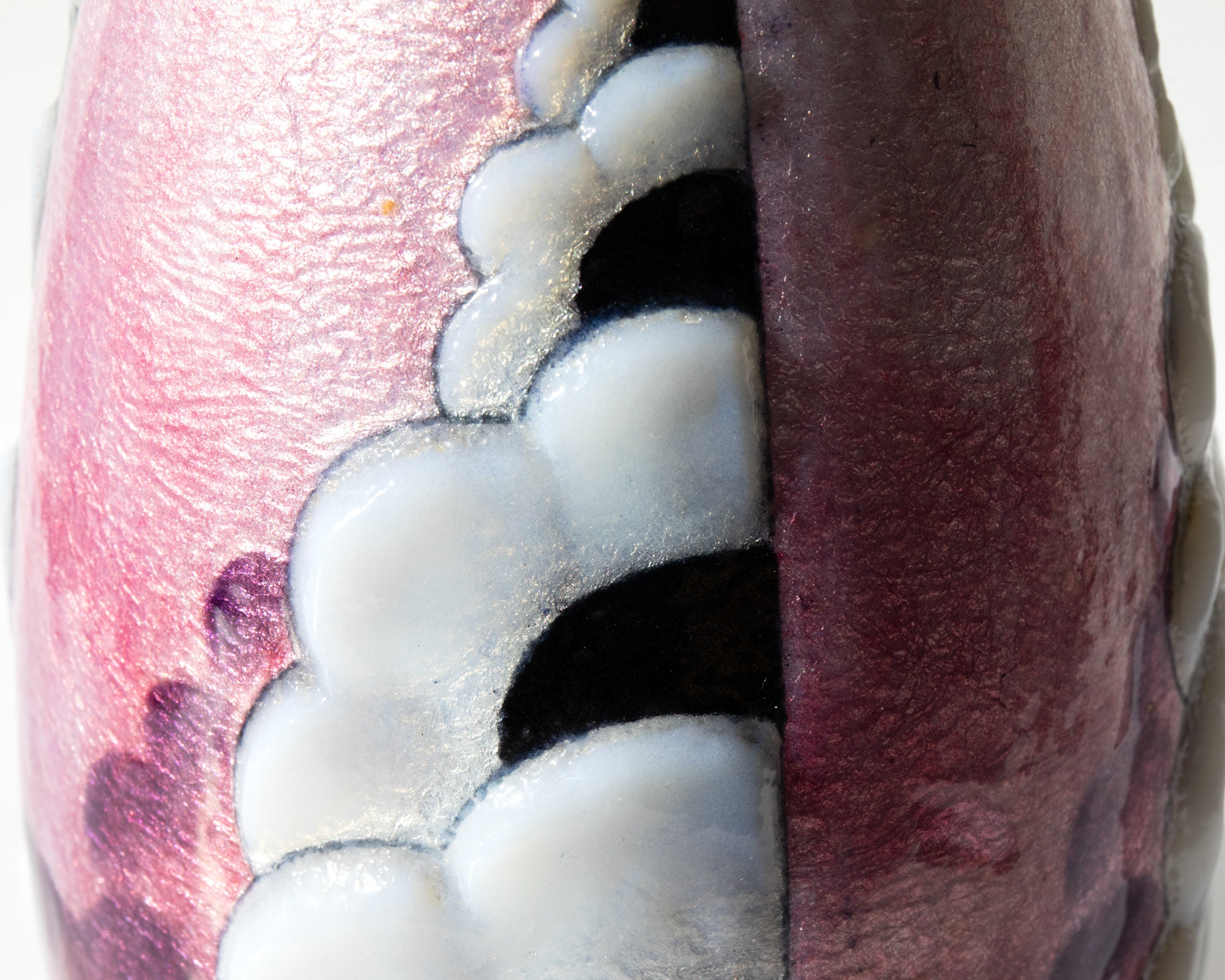 Camille Fauré Enamel Vase