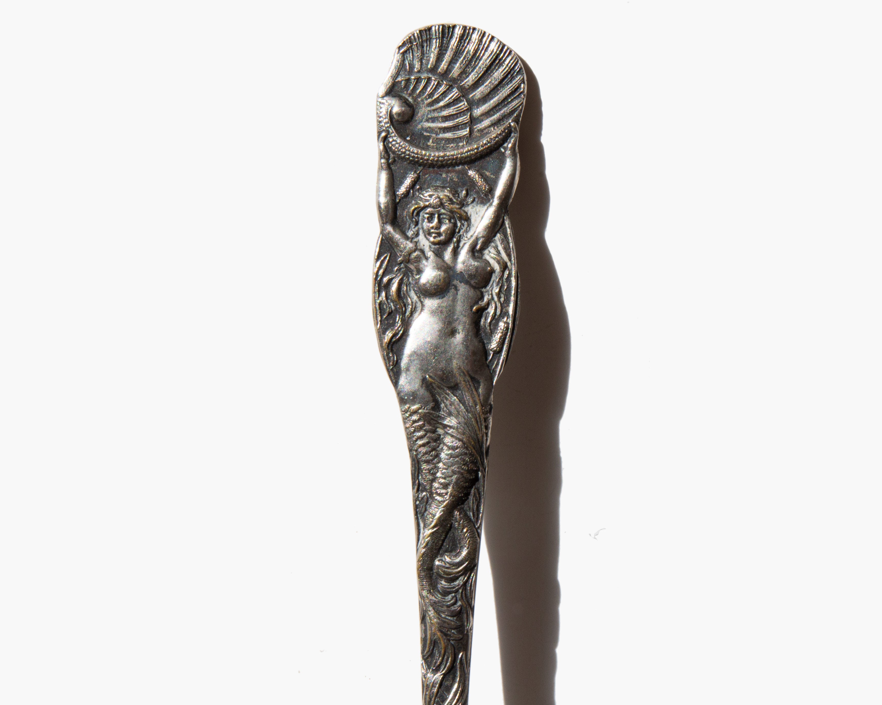 Hand Painted Sterling Spoon