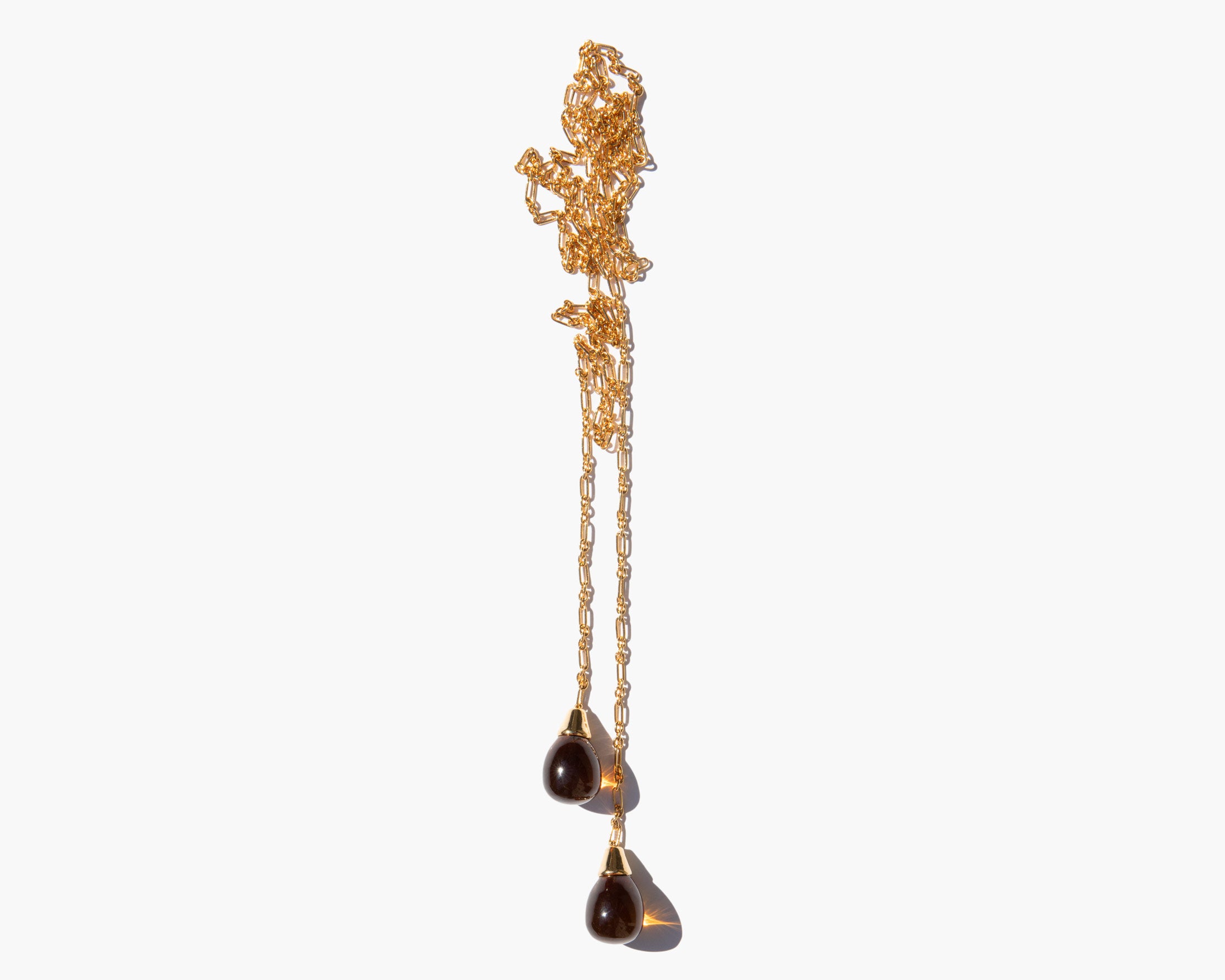 Asteria Lariat Necklace Gold
