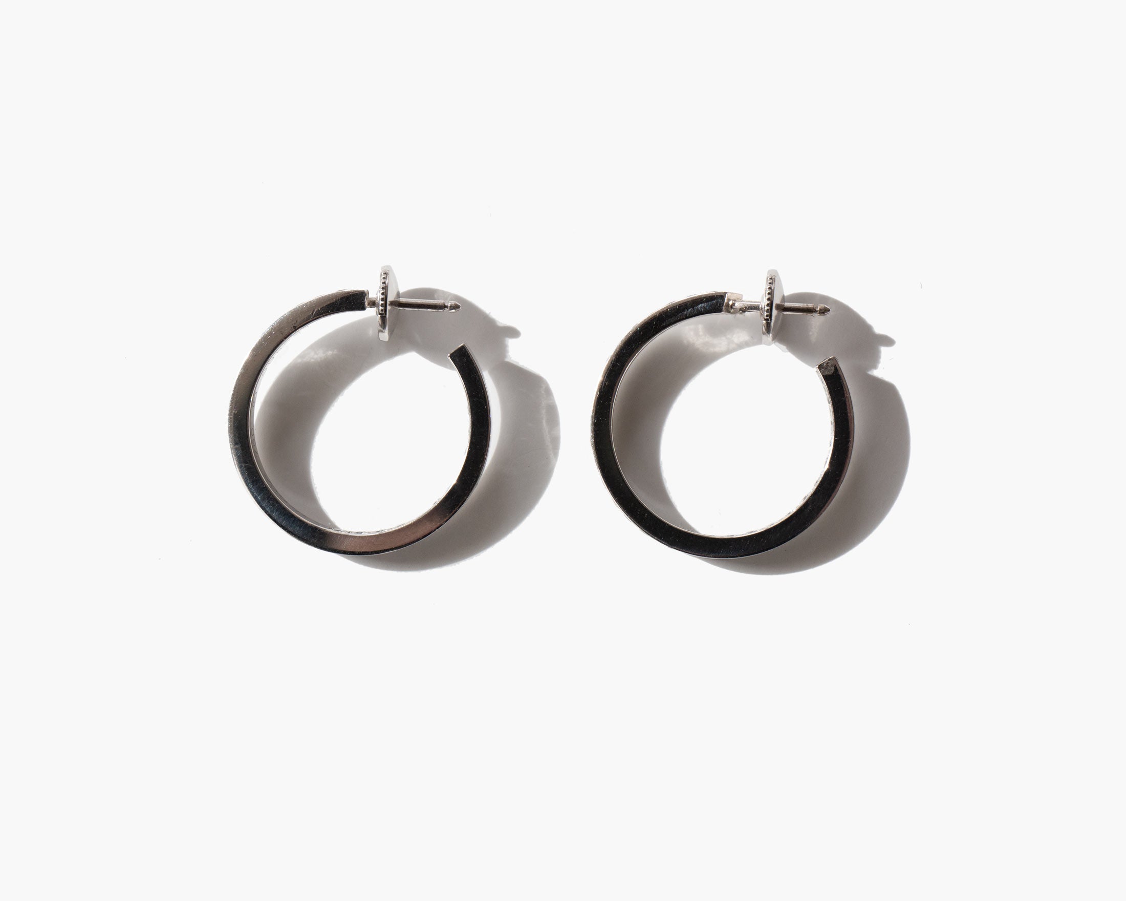 Cartier Diamond Hoop Earrings