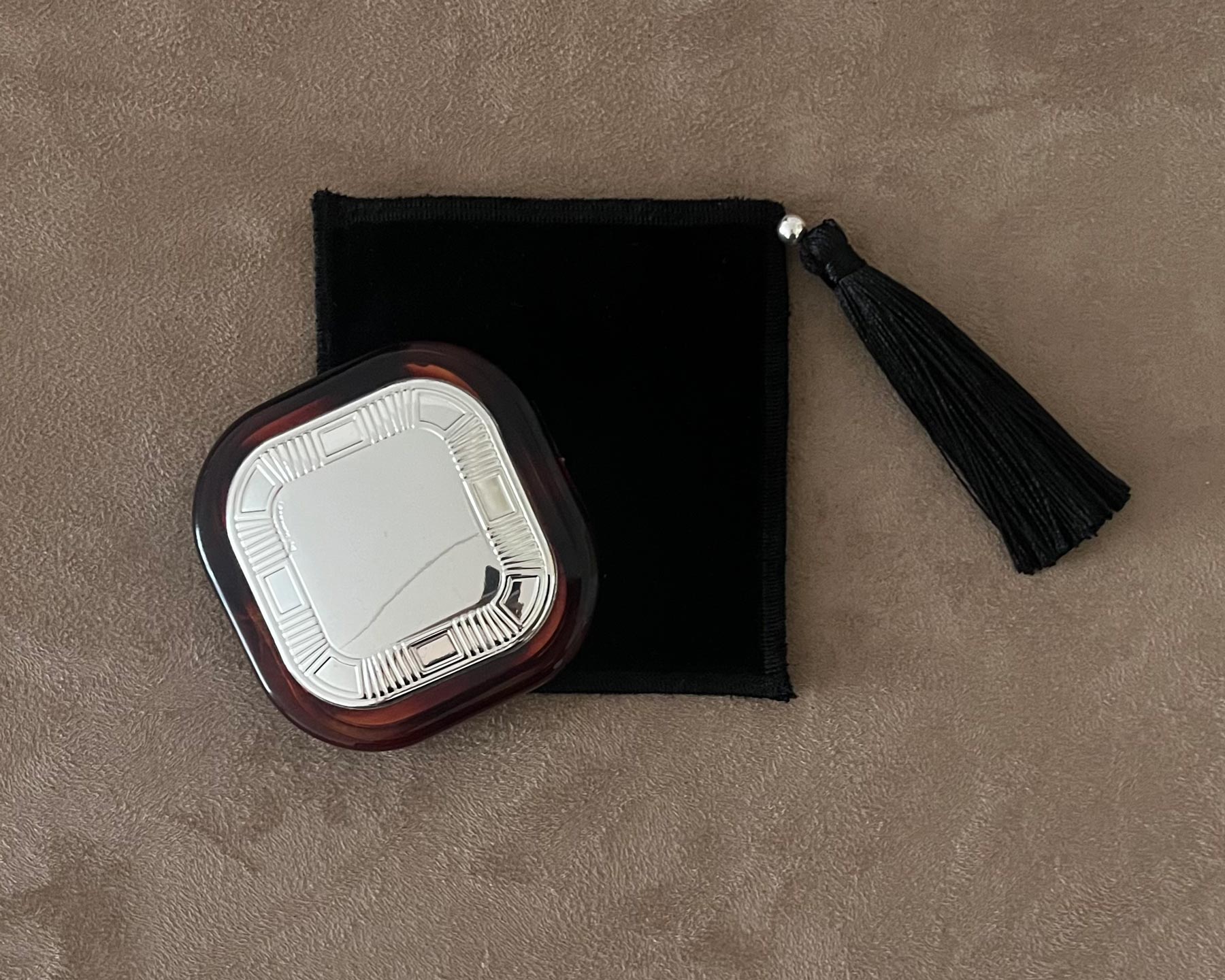 Vintage Italian Pocket Mirror