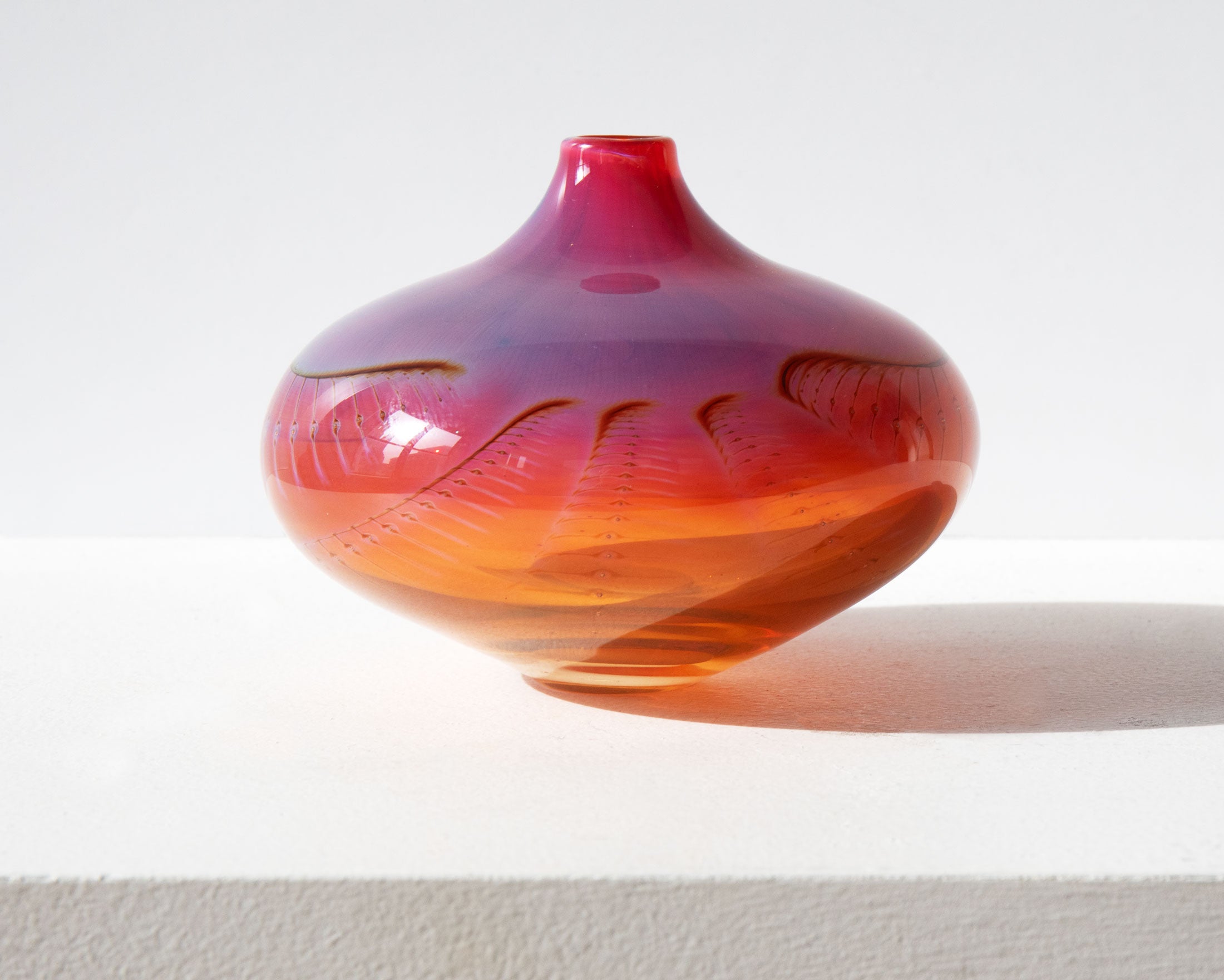 Signed Art Glass Vase