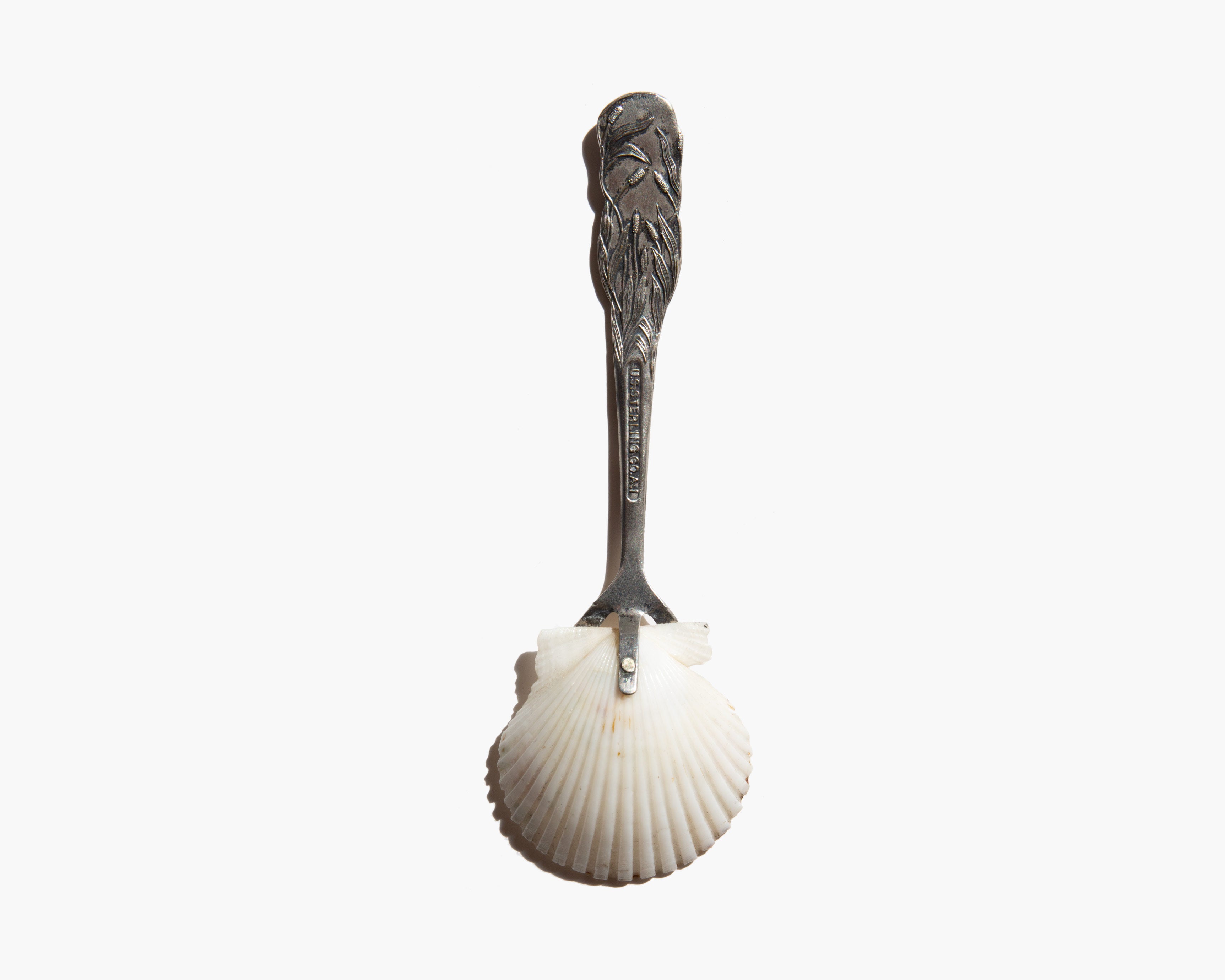 Hand Painted Sterling Spoon