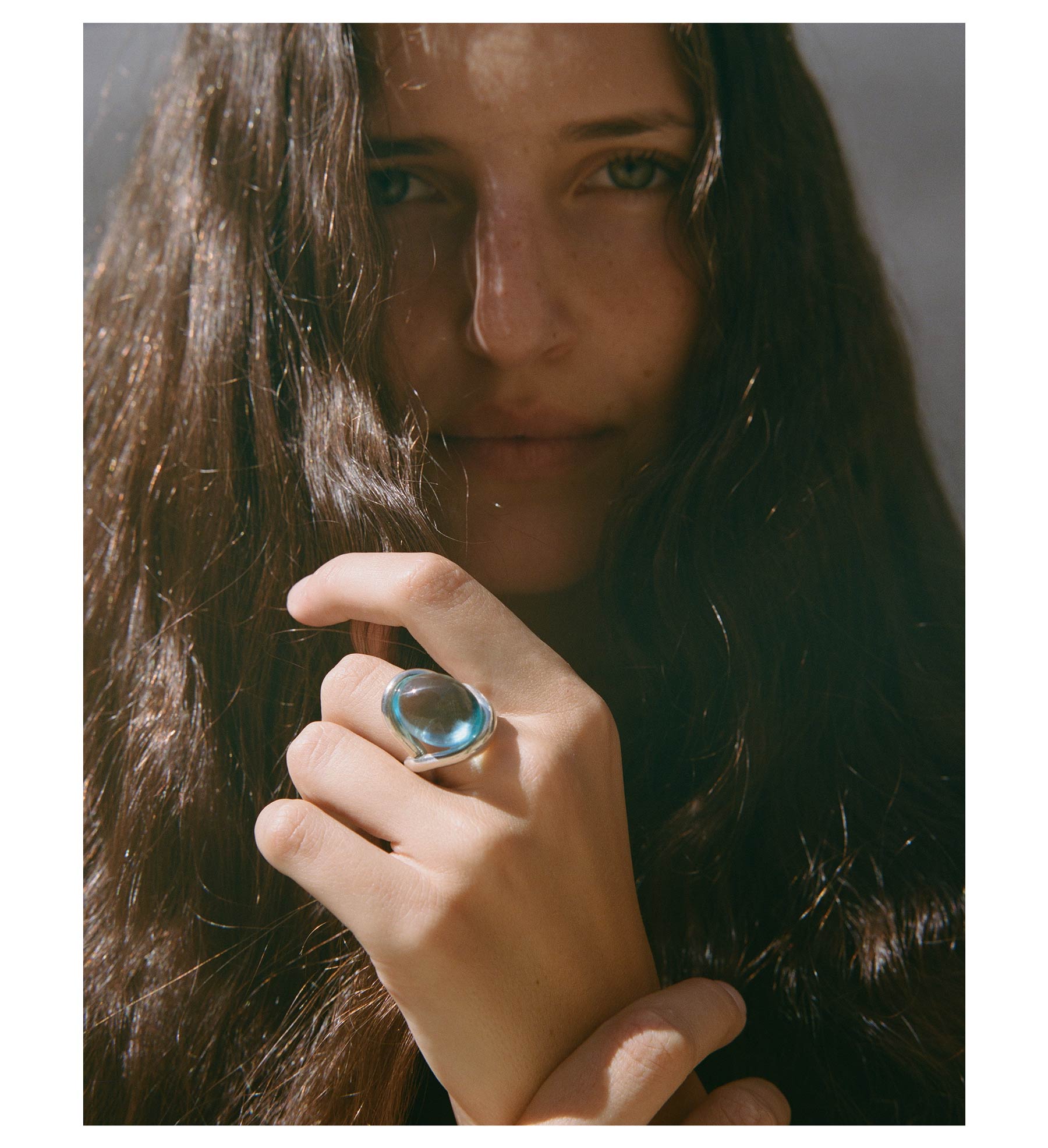 Lux Divina Ring Blue Topaz