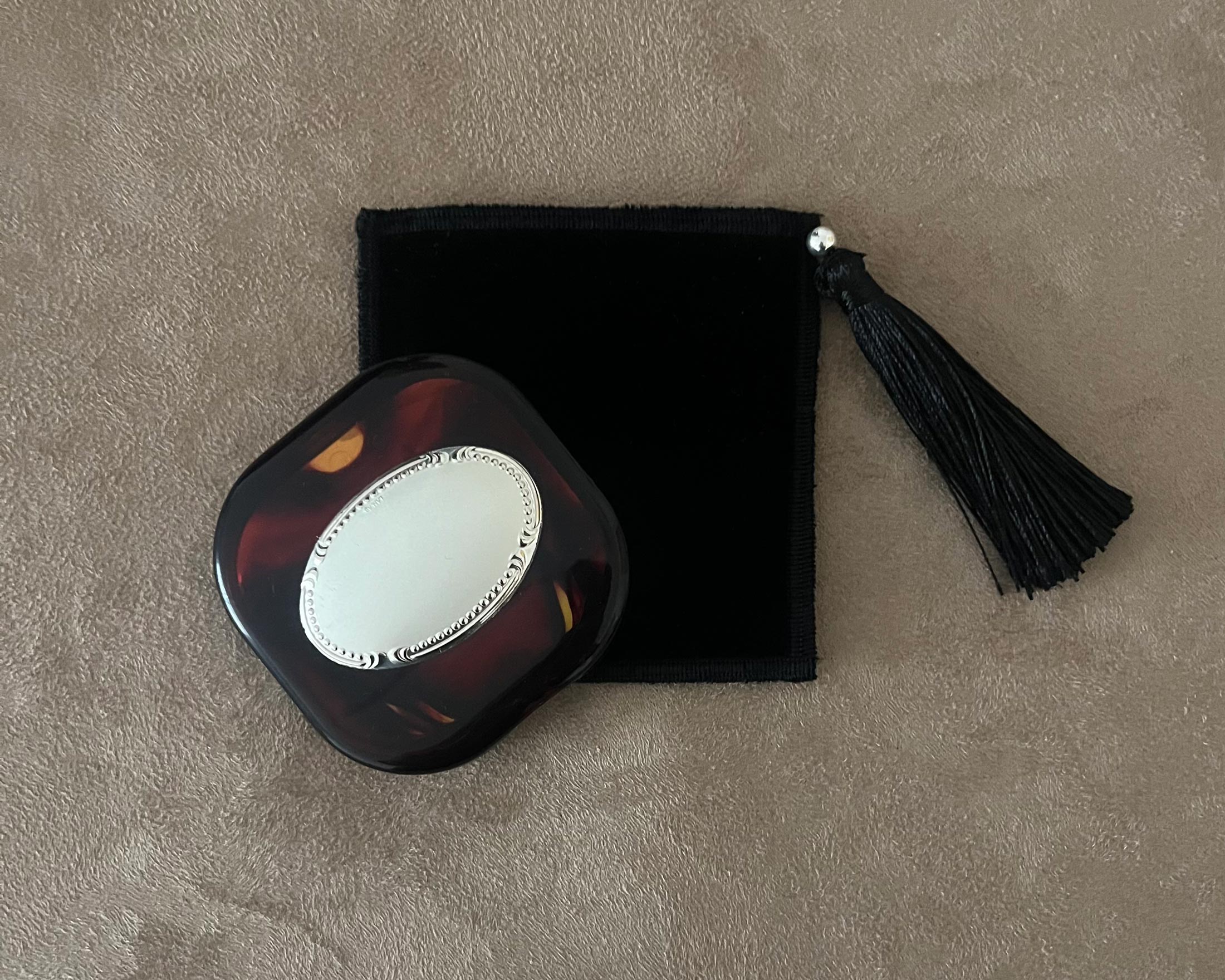 Vintage Italian Pocket Mirror