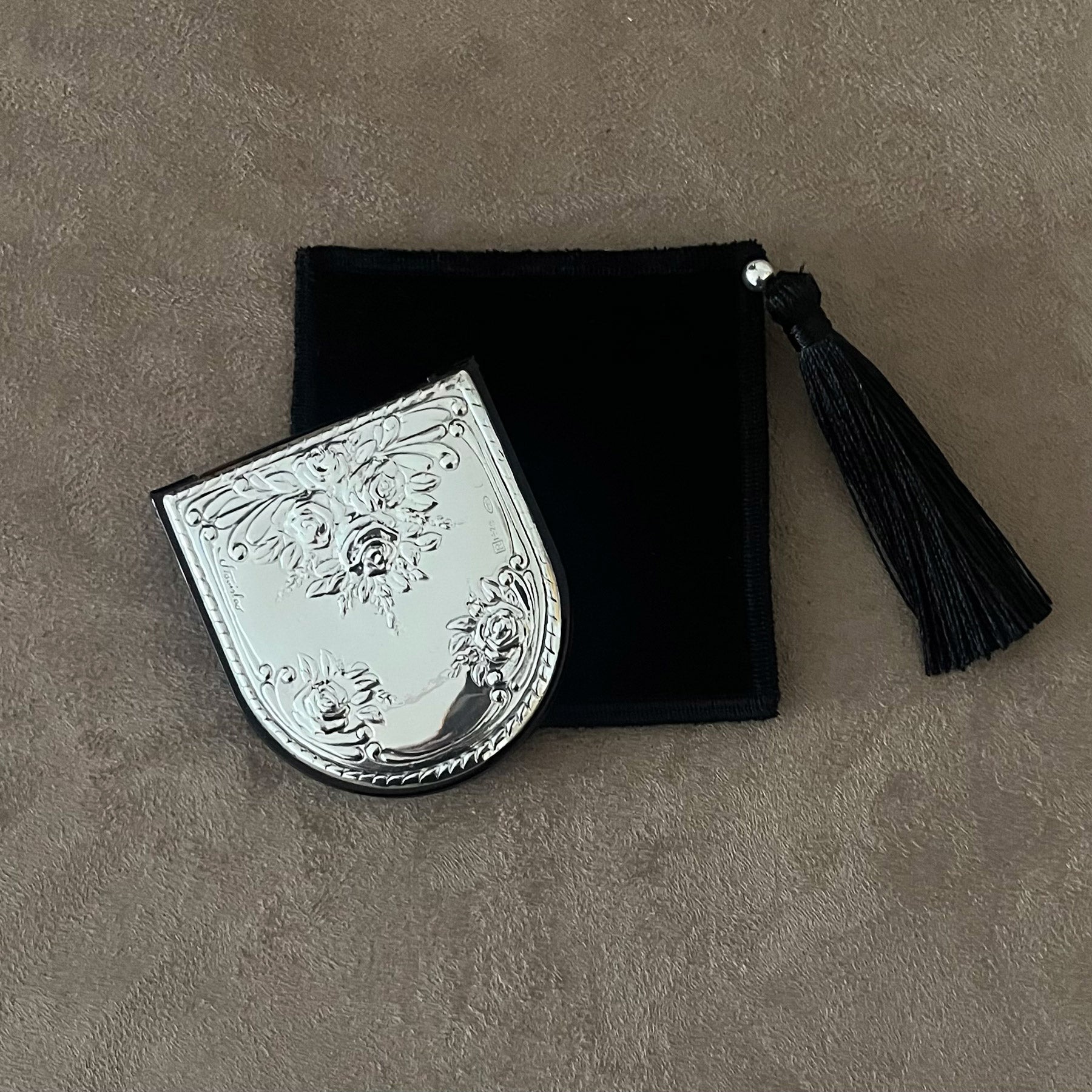 Vintage Italian Pocket Mirror