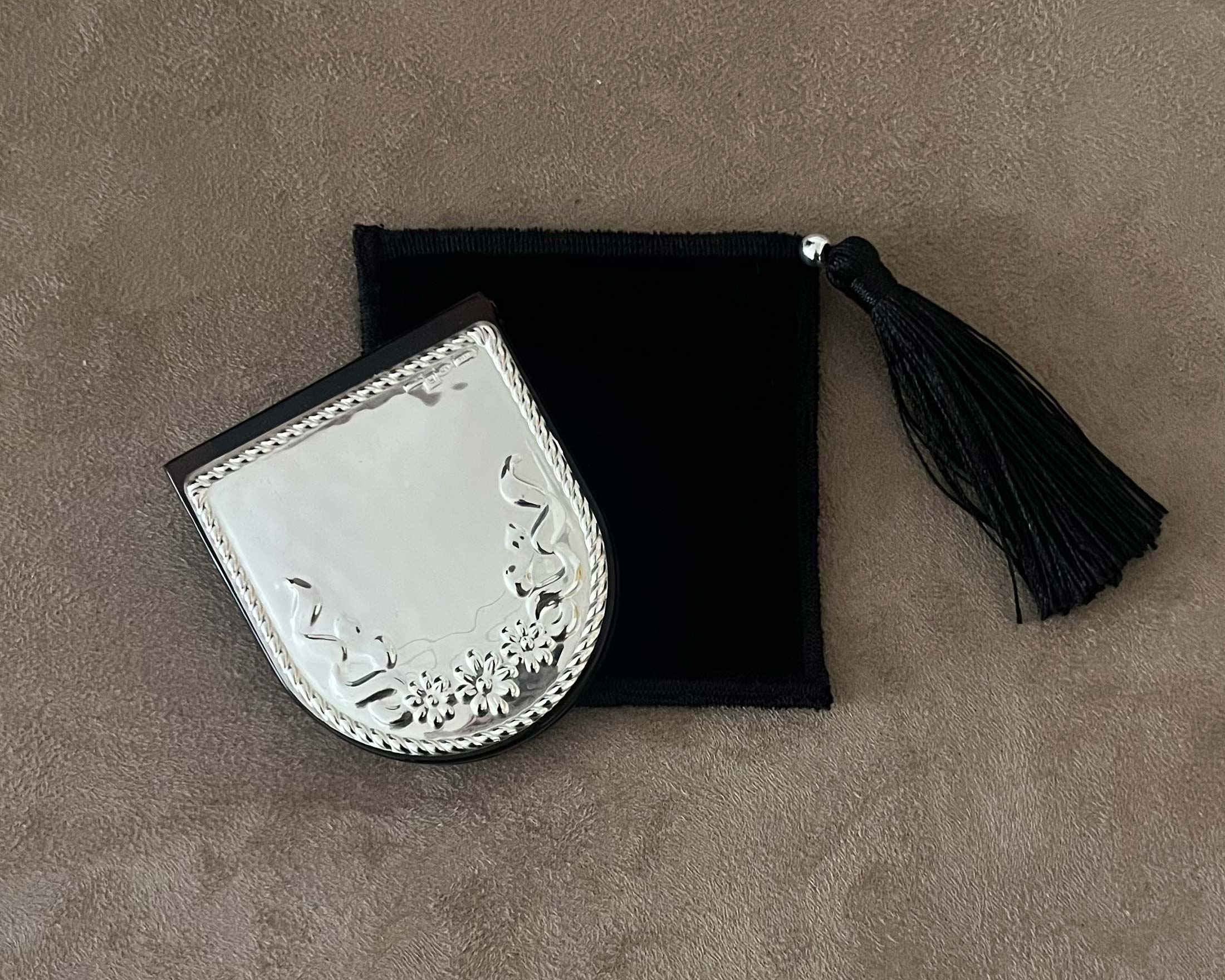 Vintage Italian Pocket Mirror