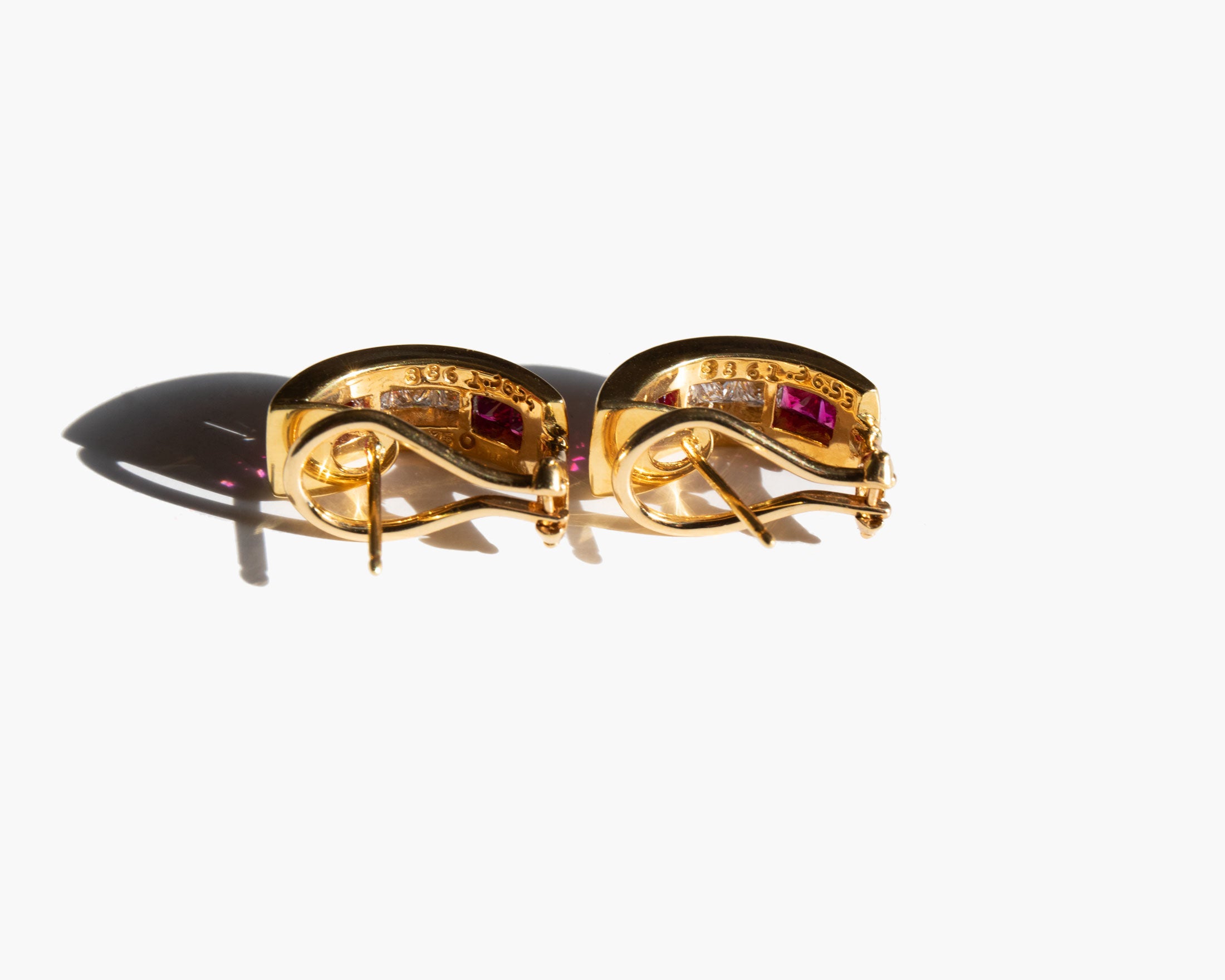 Tiffany & Co. Diamond and Ruby Earrings