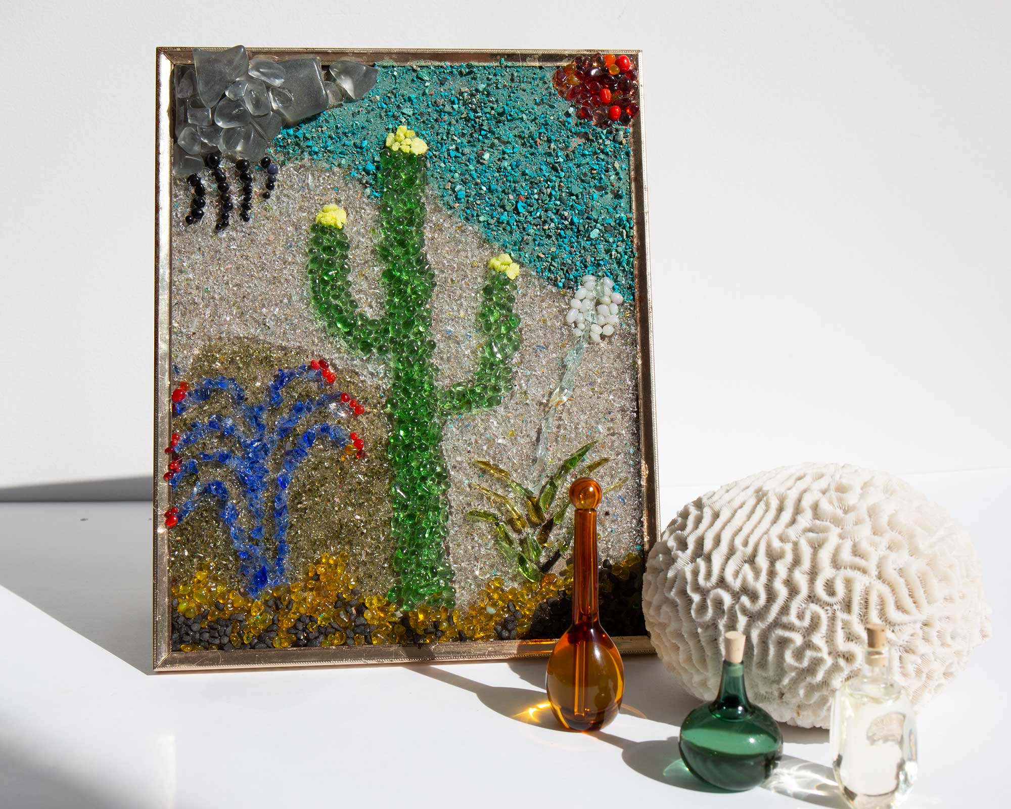 Folk Art Saguaro Mosaic