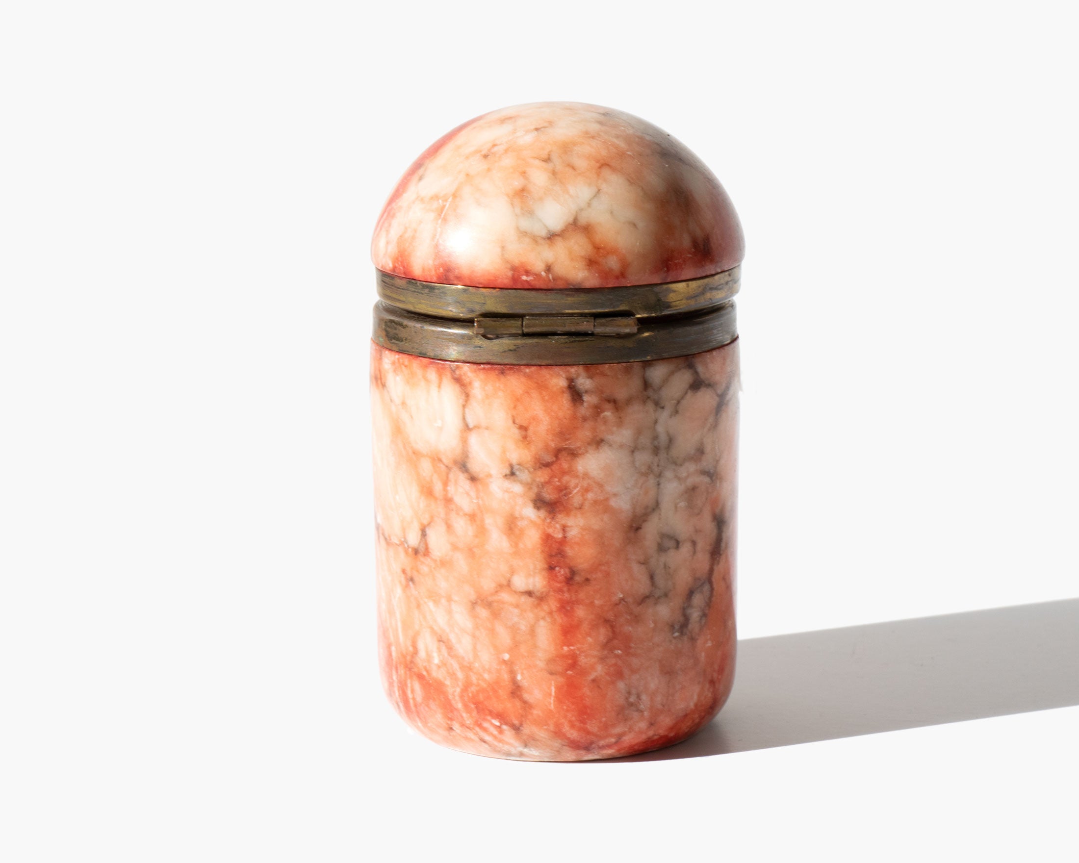 Red Alabaster Trinket Box
