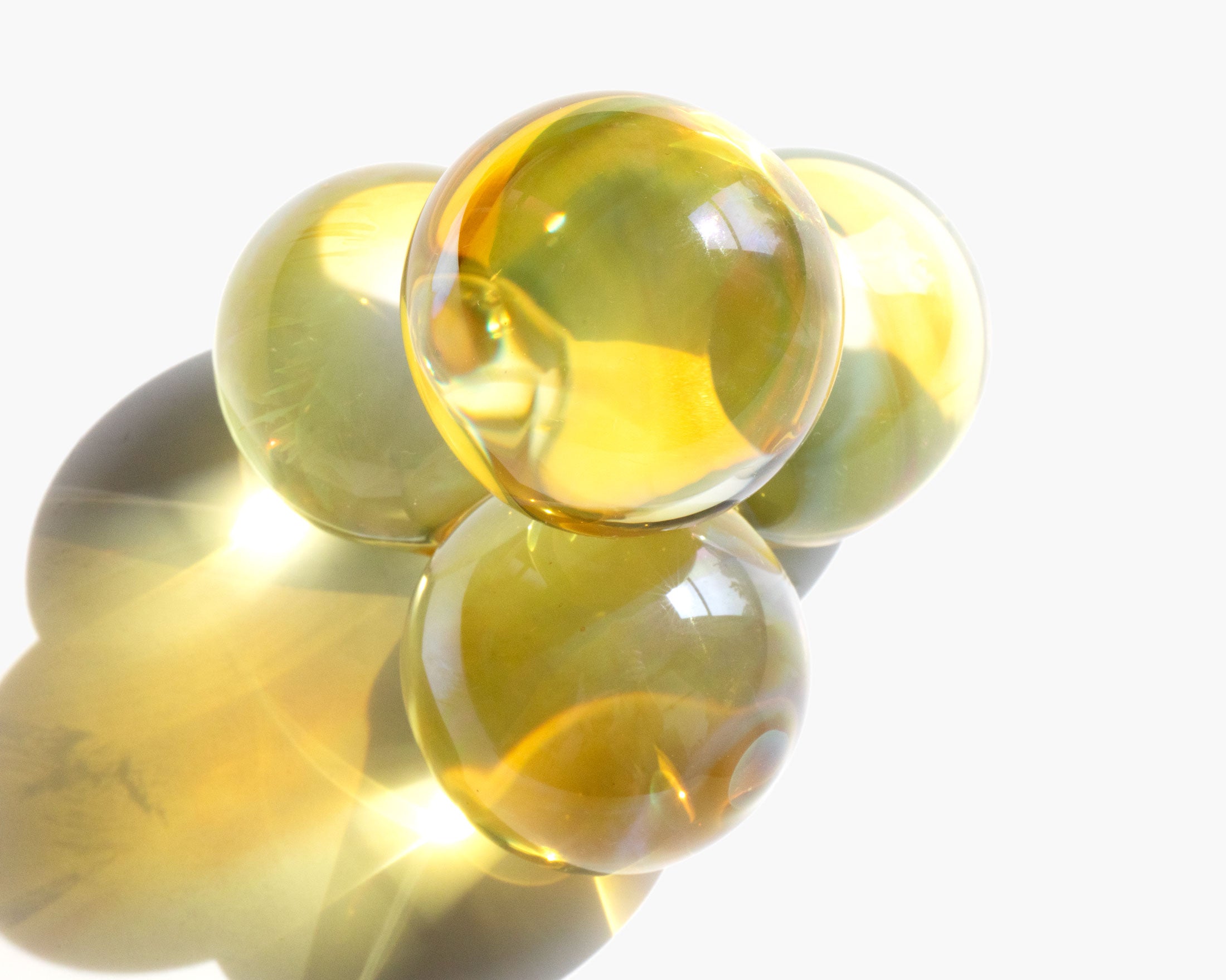 Aurora Borealis Glass Sculpture