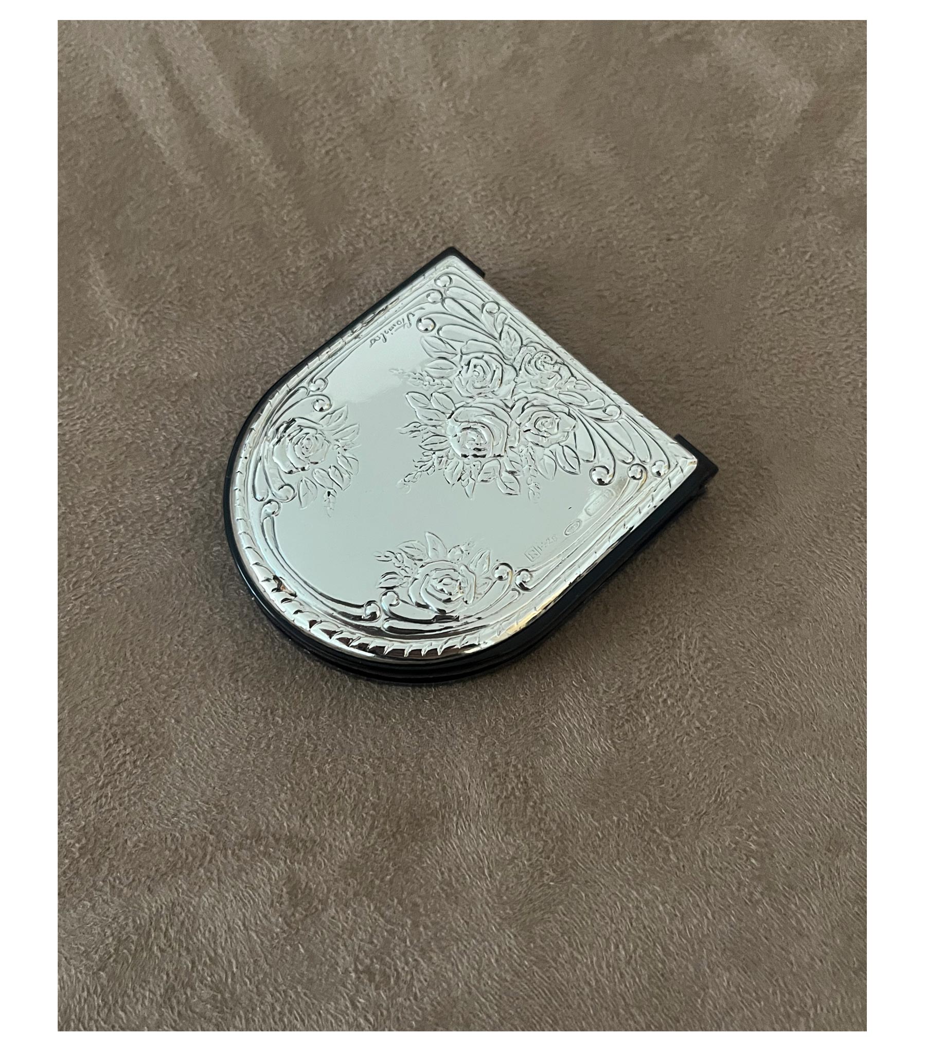 Vintage Italian Pocket Mirror