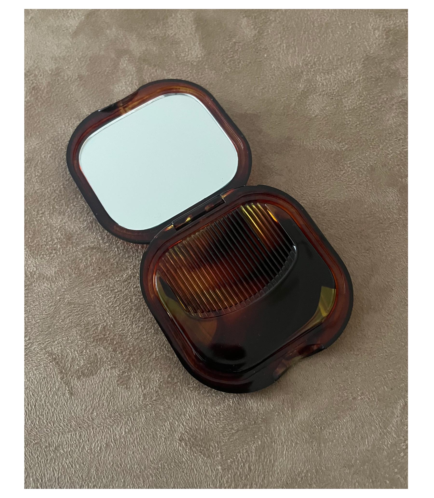 Vintage Italian Pocket Mirror