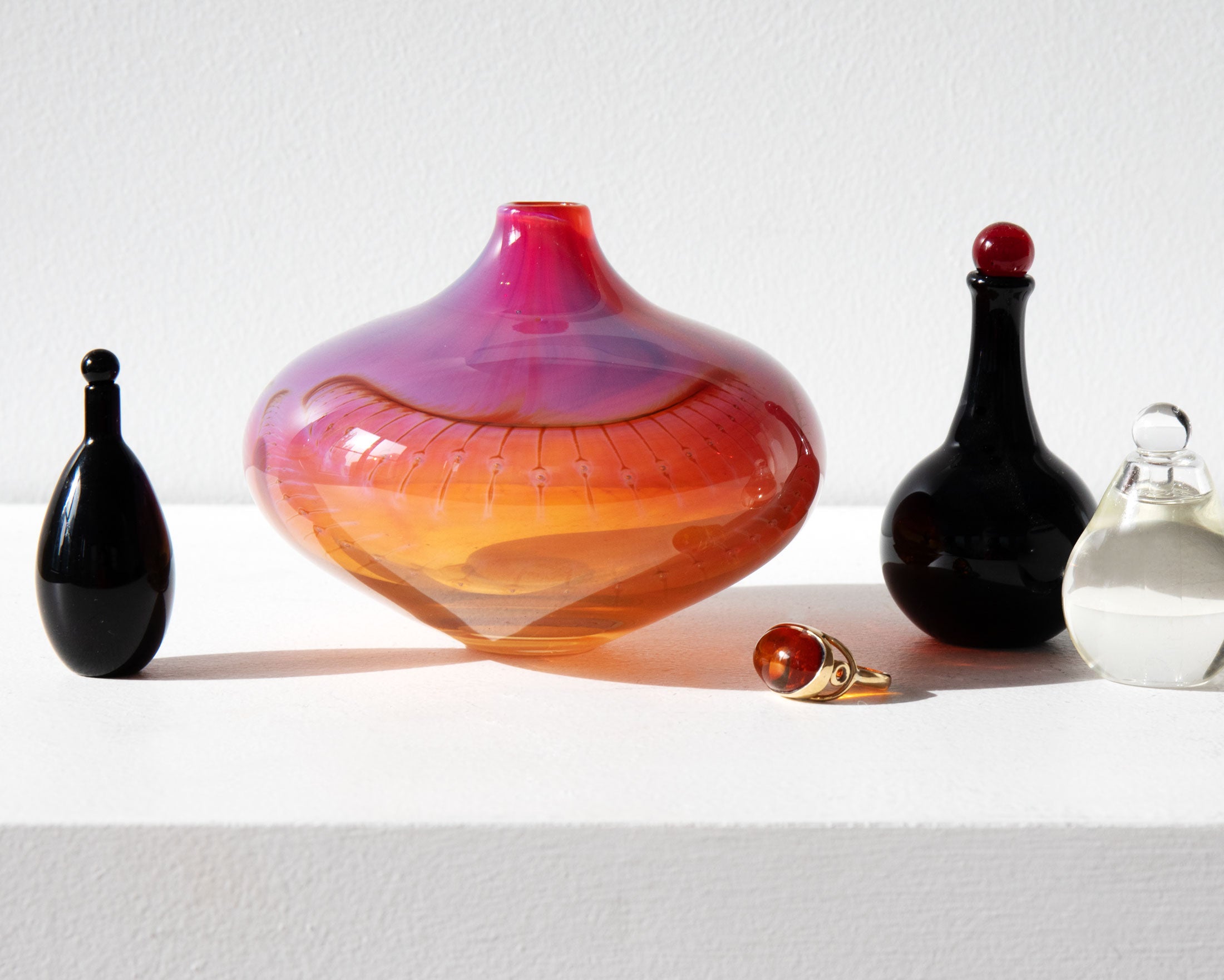 Signed Art Glass Vase