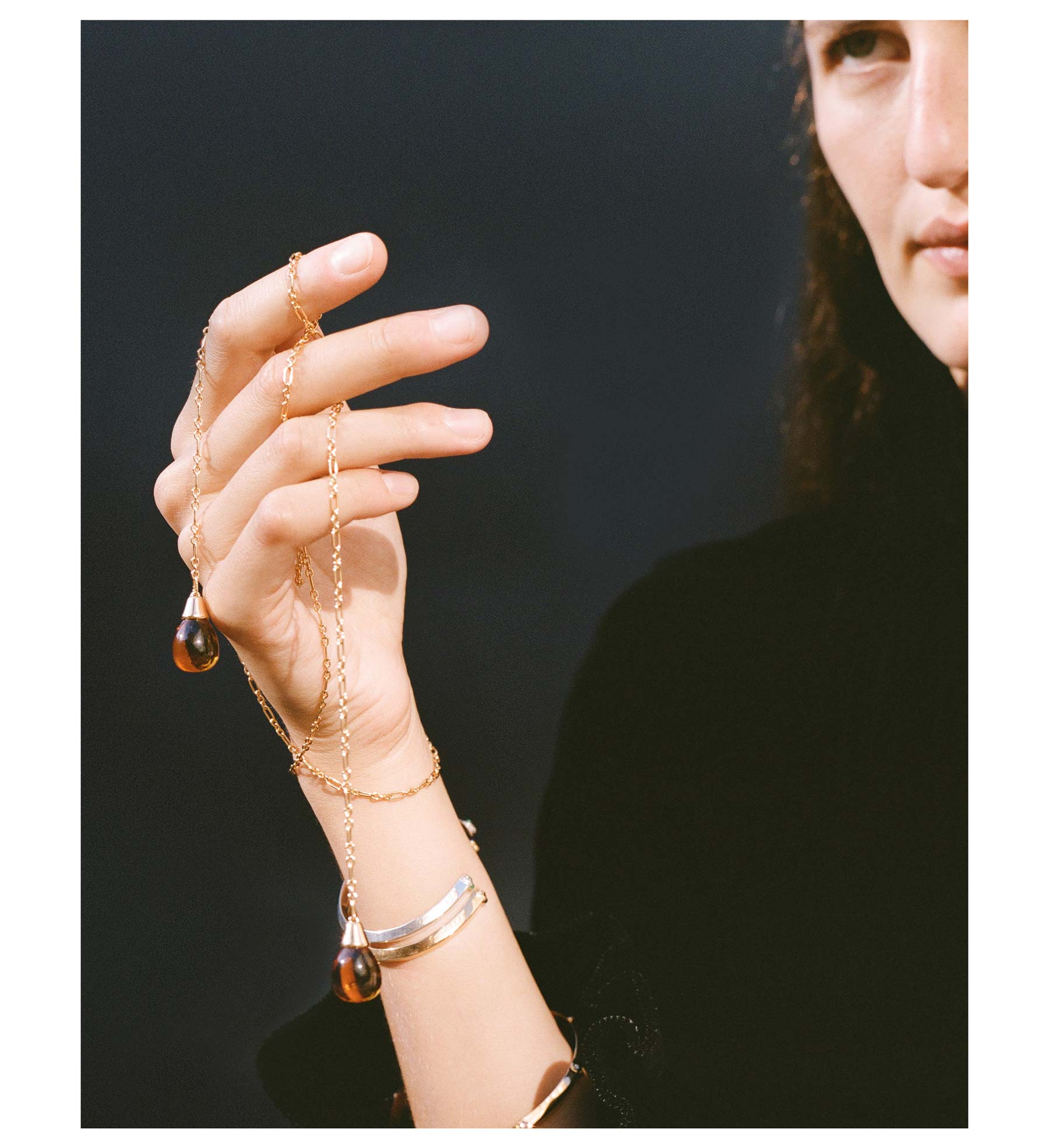 Lucide Bracelet Citrine and Garnet