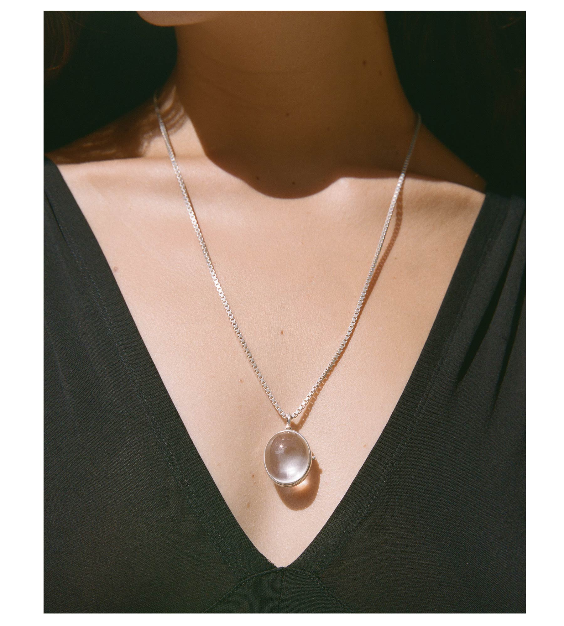 The Vision Locket Rock Crystal