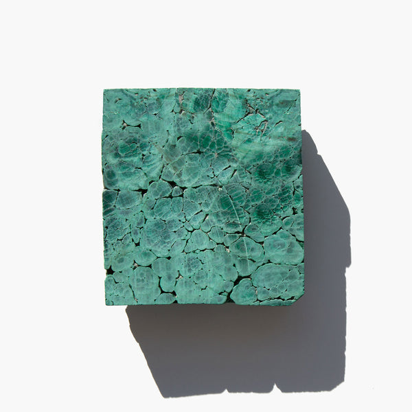 Sliced Malachite Specimen