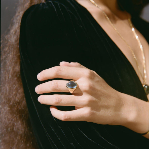 Lux Occulta Ring Blue Topaz
