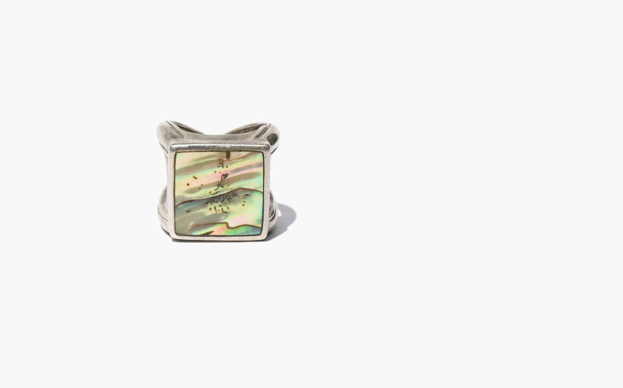 Sculptural Abalone Ring