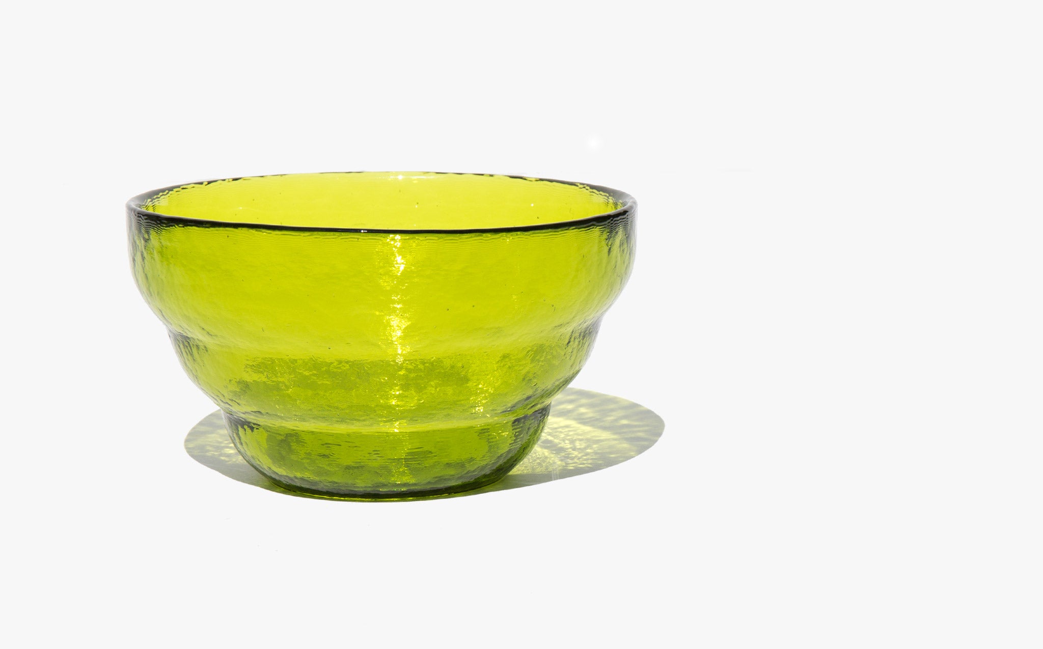 Blenko Avocado Glass Bowl