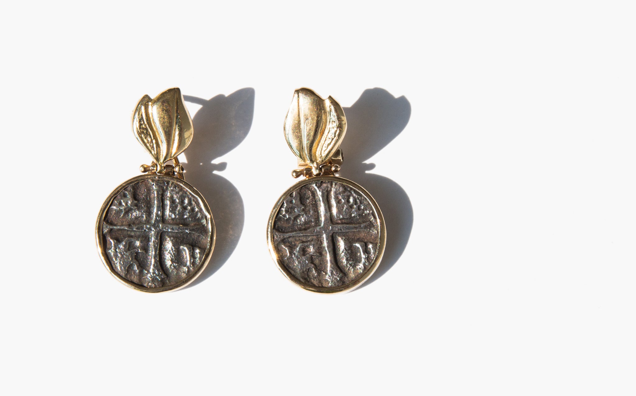 Denarius Ancient Coin Earrings