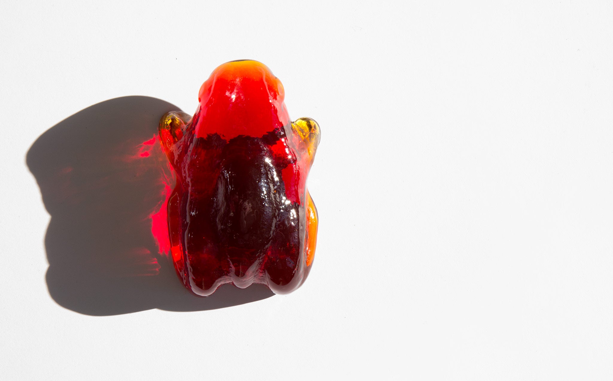 Amberino Art Glass Frog
