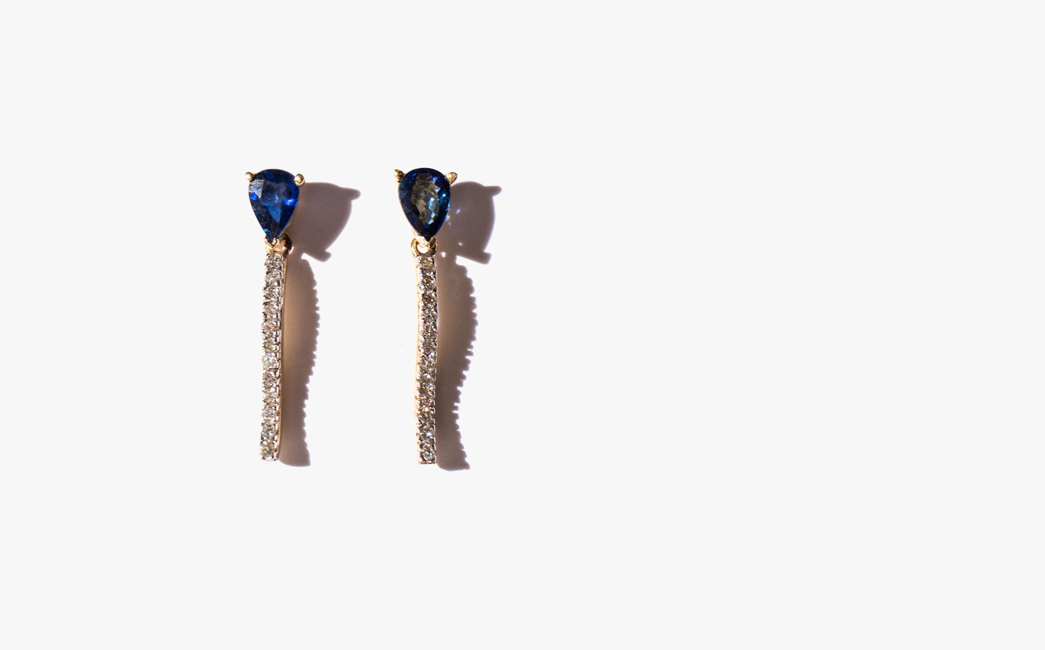 Sapphire Cobra Earrings