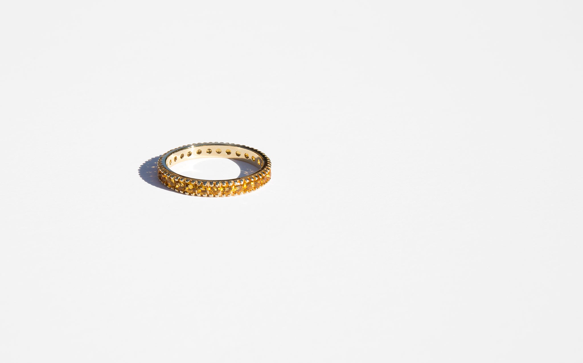 Topaz and 14K Eternity Band