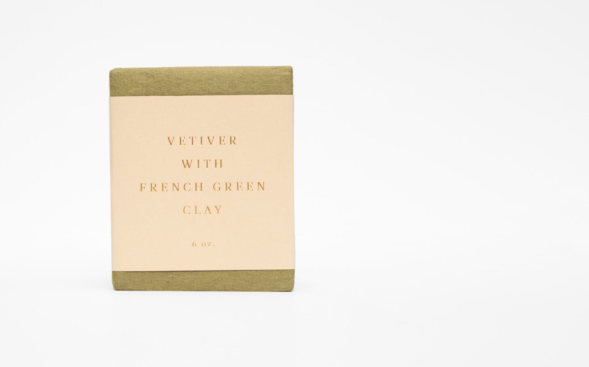 Saipua Vetiver With French Green Clay Soap