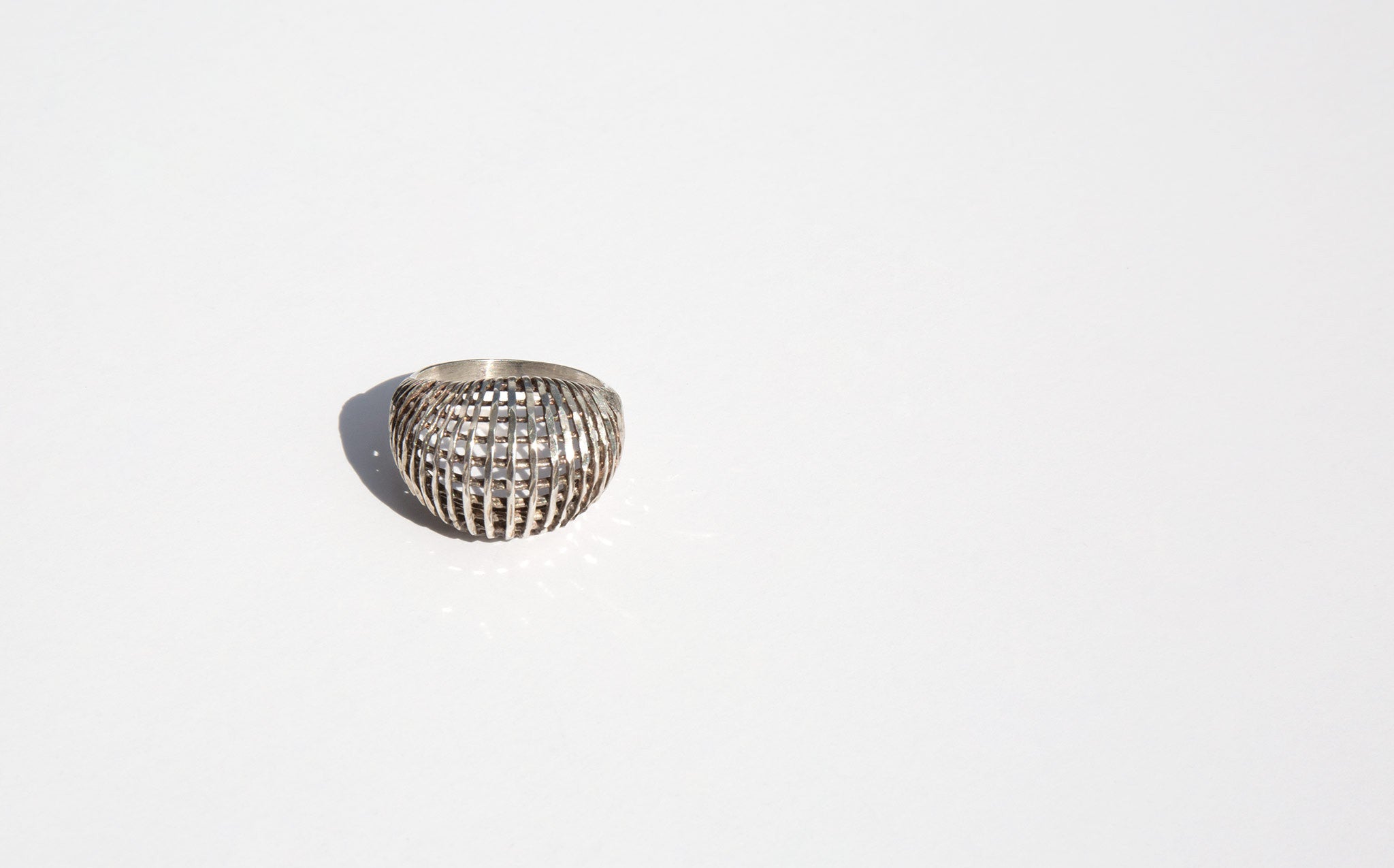 Sterling Silver Mesh Ring