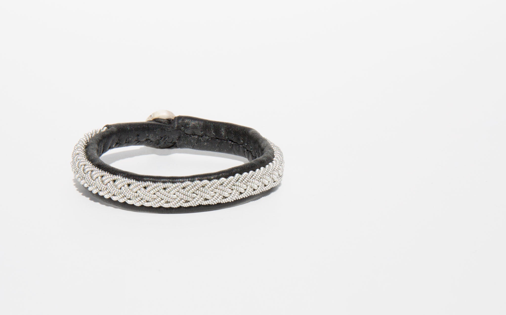 Voss & Kompani Thin Silver Mesh Bracelet