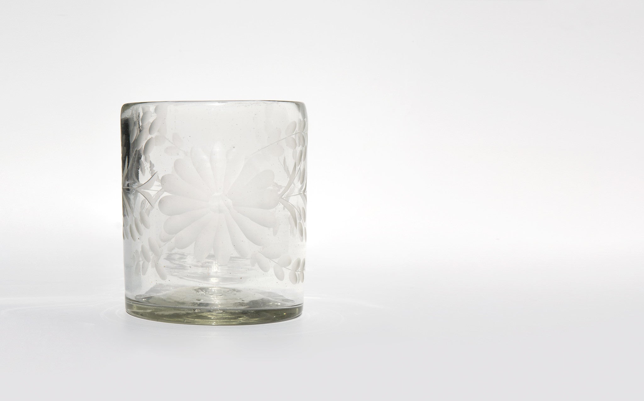 Etched Mexican Glass