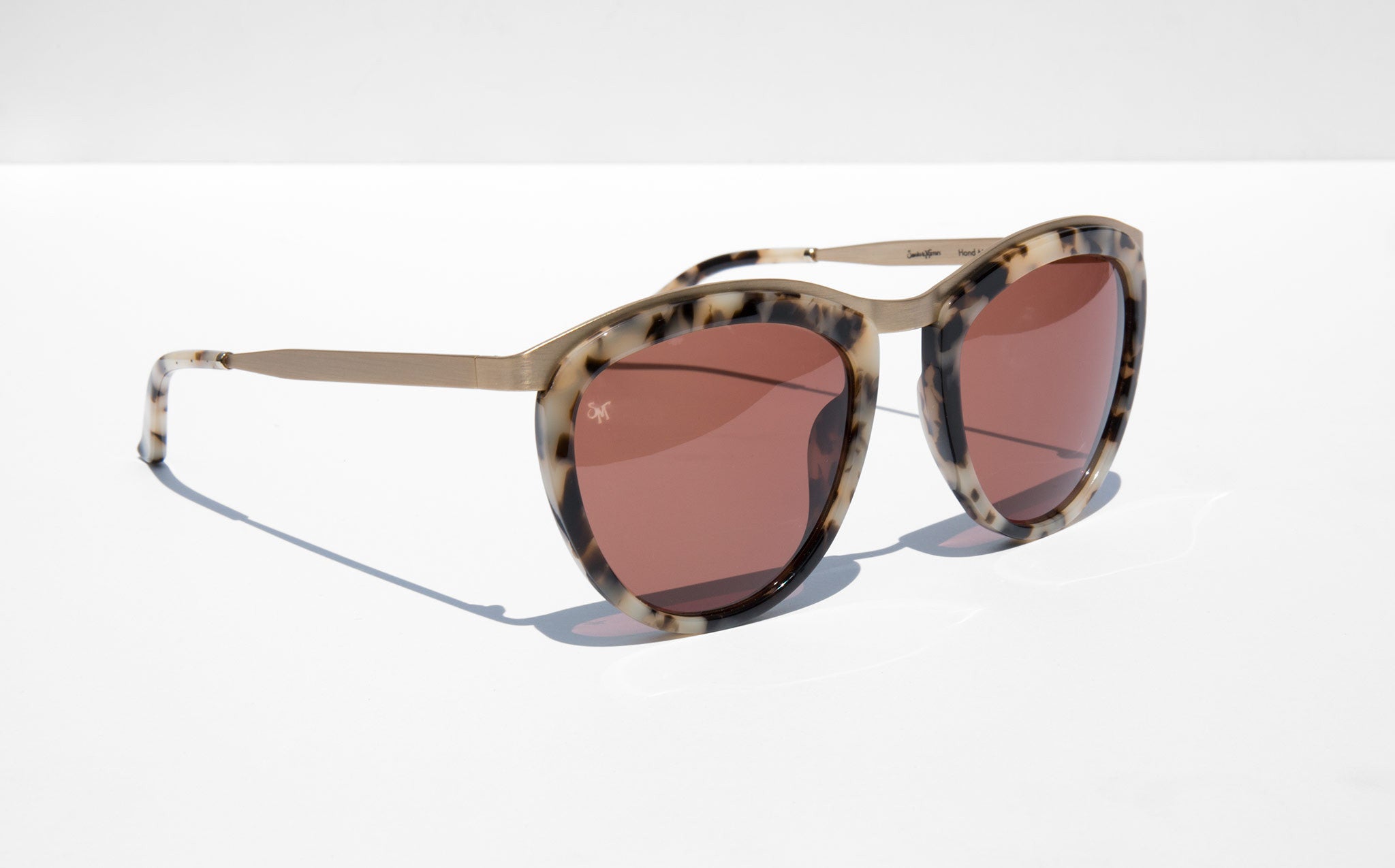 Smoke x Mirrors Marble Glam Comic Strip - Tortoise Shell And Gold With Case Tortoiseshell Mirror Frames - J. Tribble main image 4