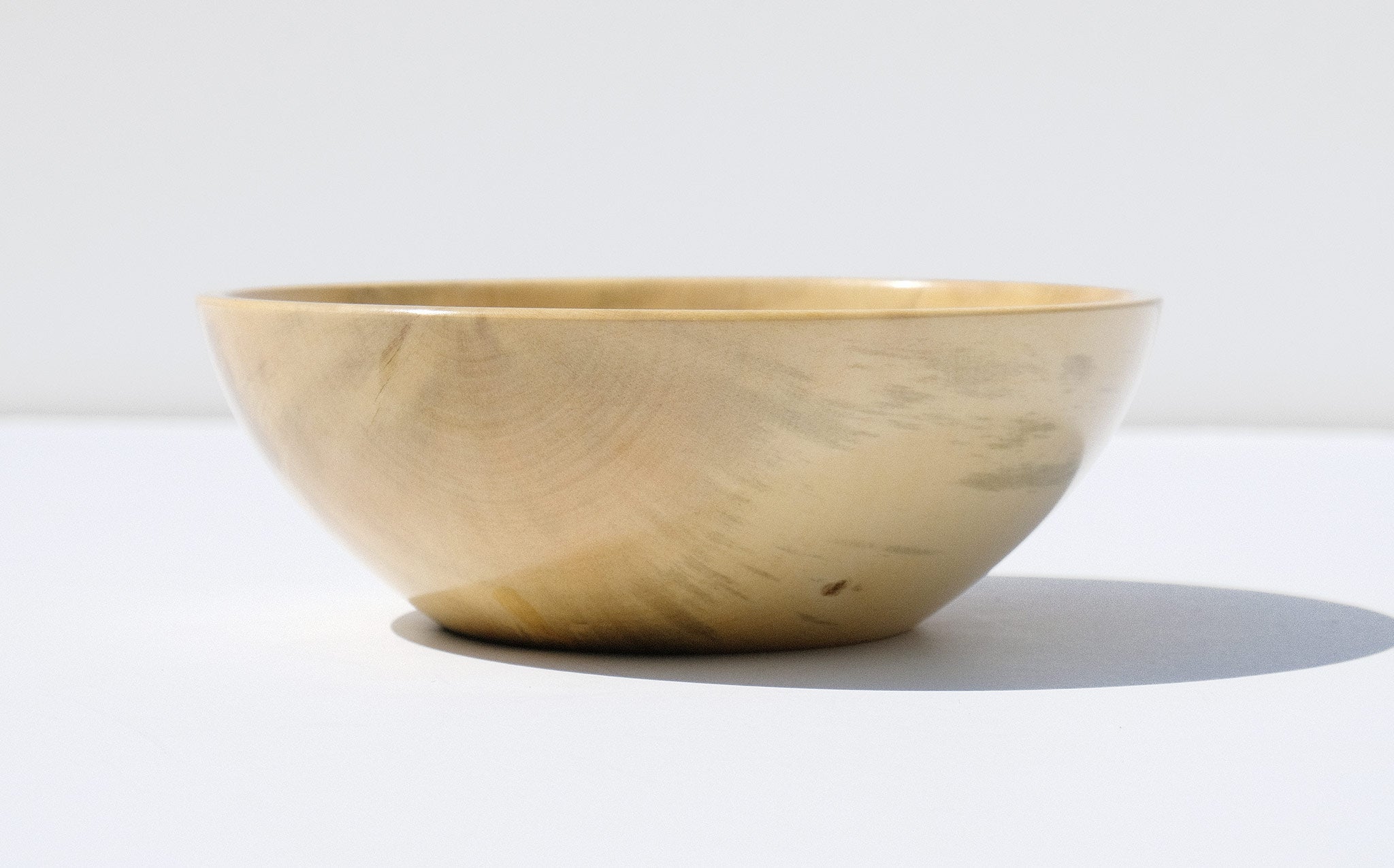 Bruce Perlmutter Hand Lathed Small Round Holly Bowl