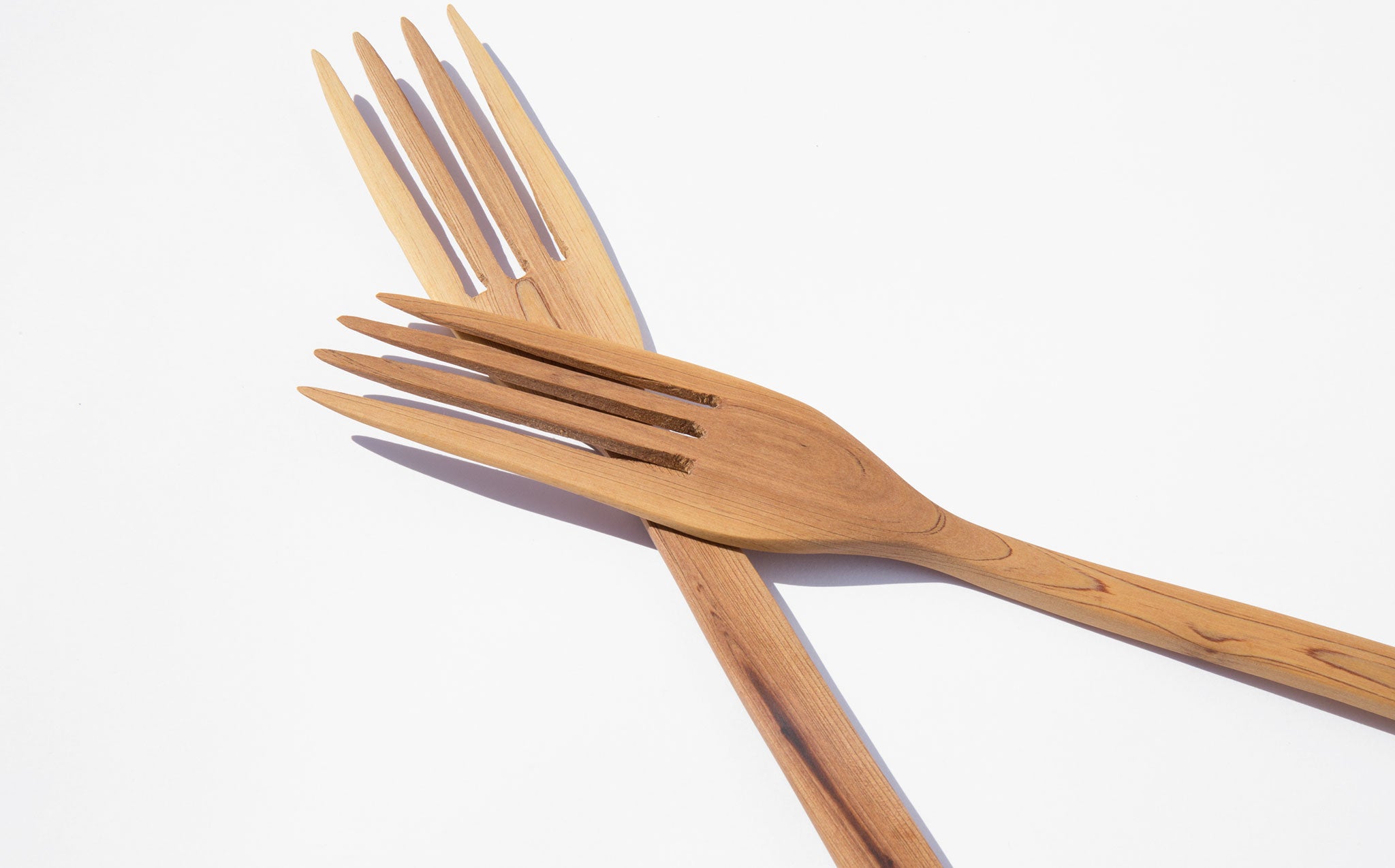 Wooden Serving Forks