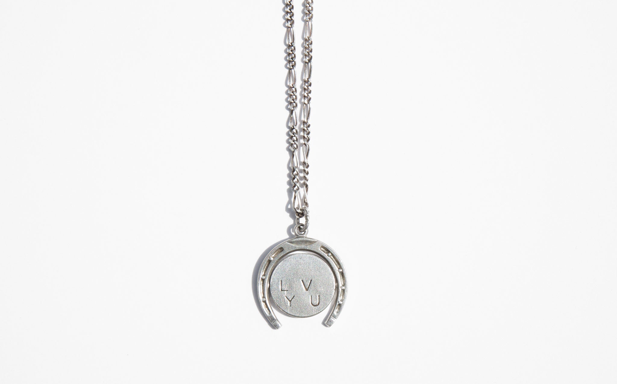 Love Spinner Charm Necklace