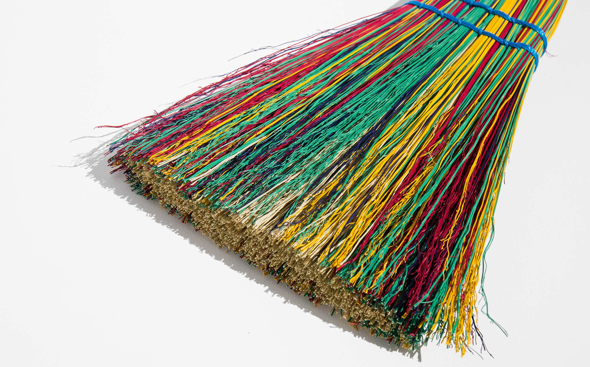 Hockaday Handmade Rainbow Hearth Broom