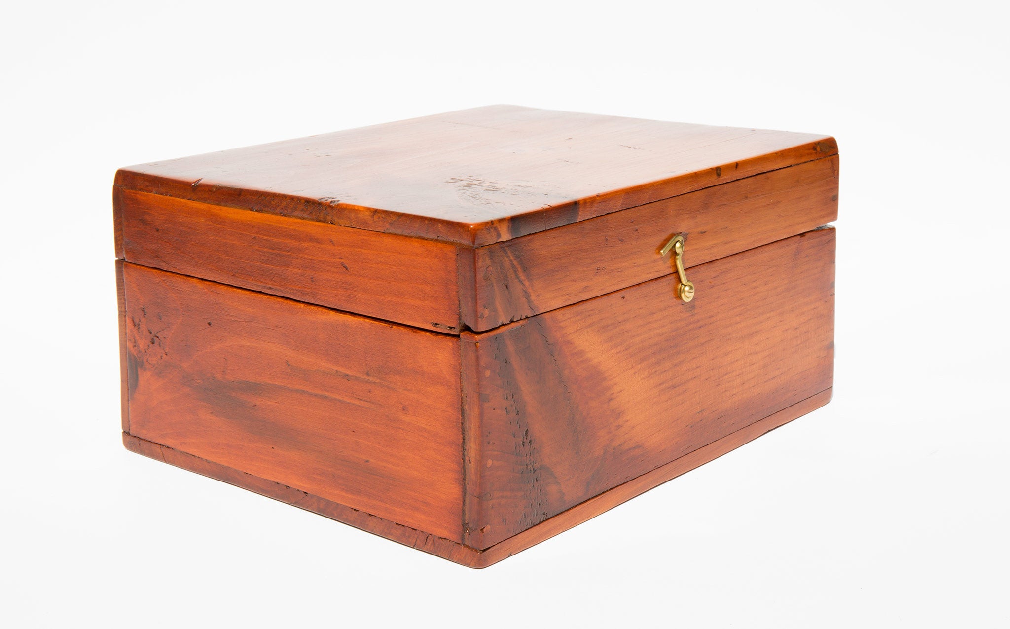 Hand Restored 1930's PIne Wood Box Kindred Black