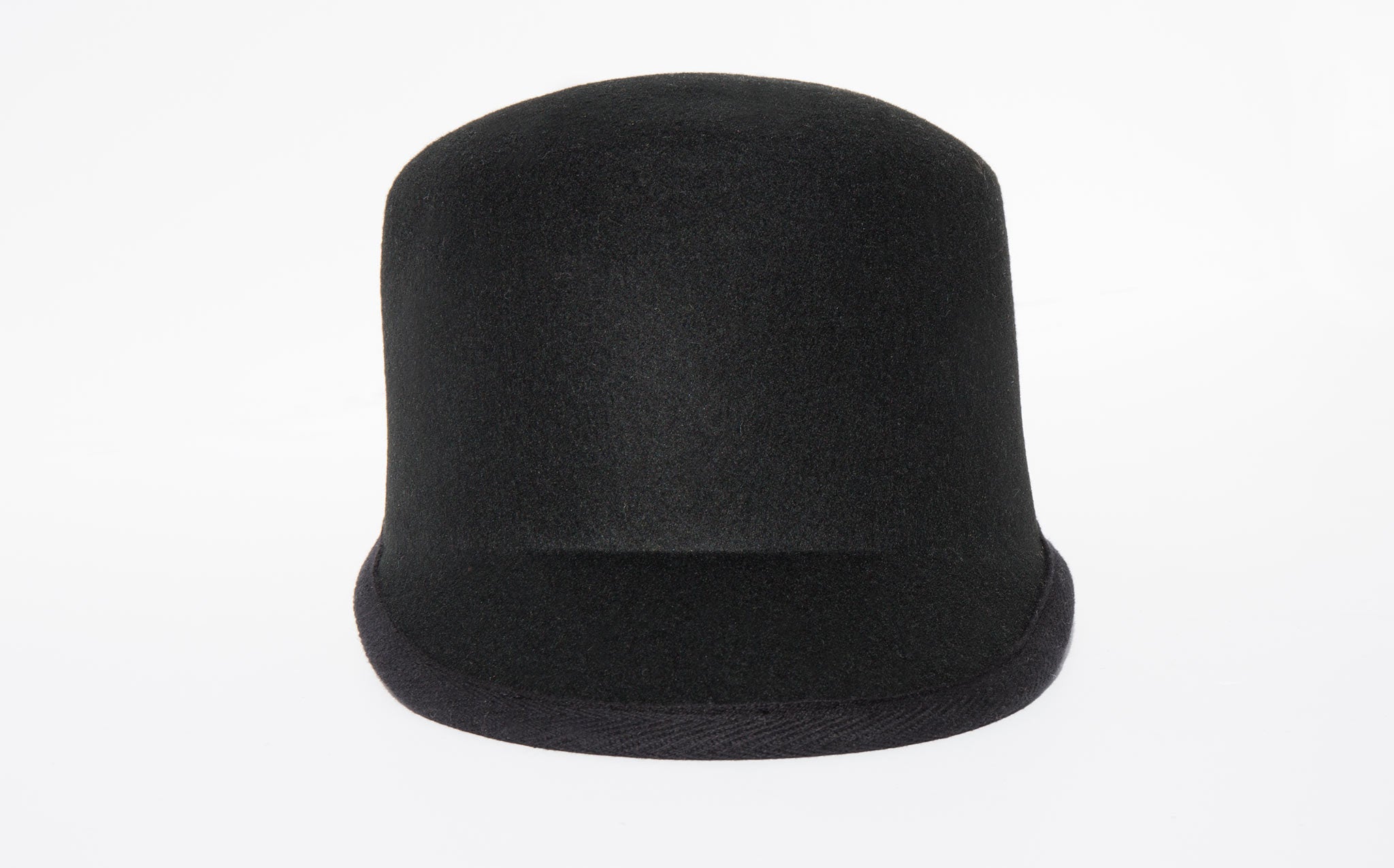 Clyde Black Wool Conductor Hat