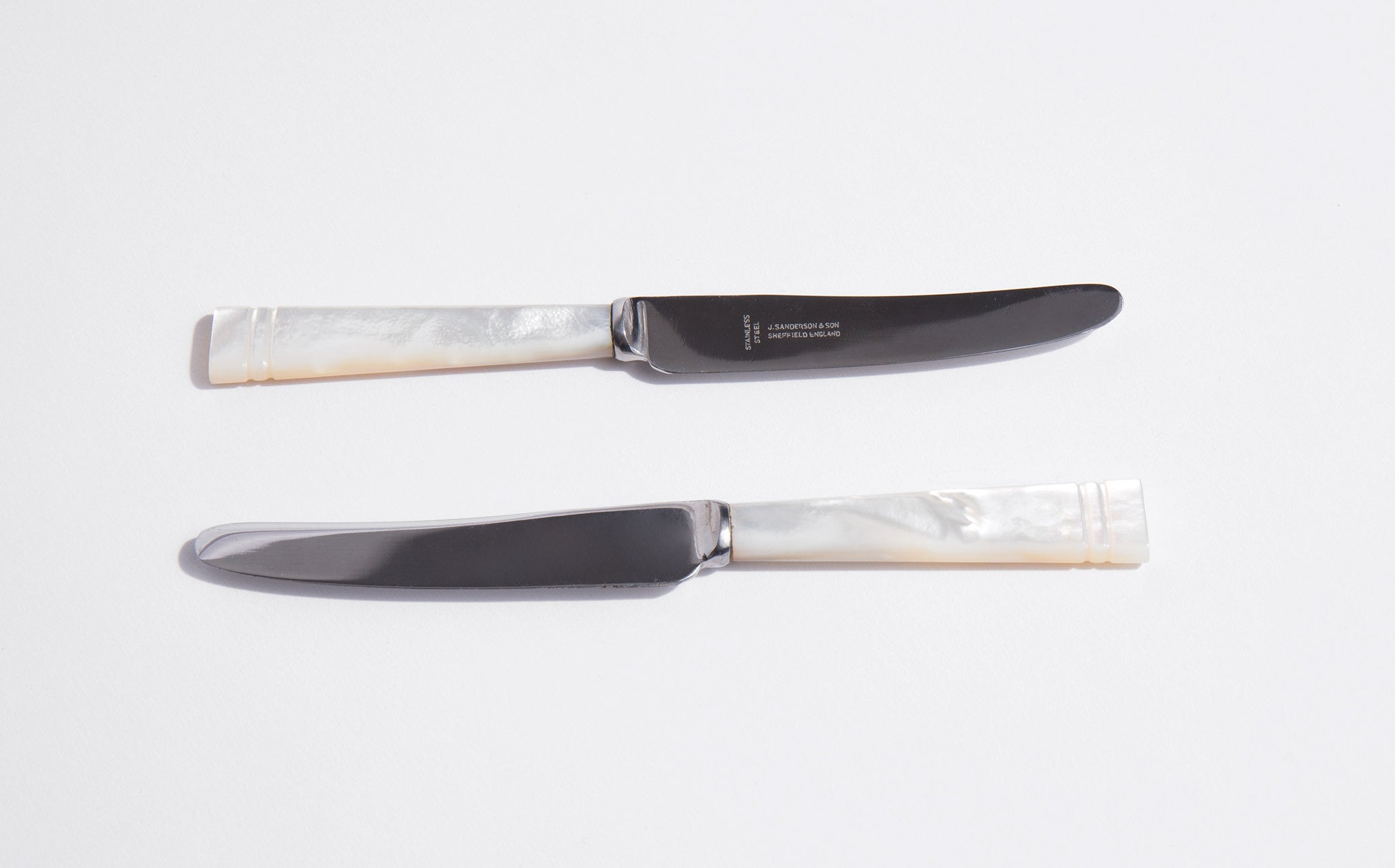 Mother Of Pearl Cheese Knives Kindred Black